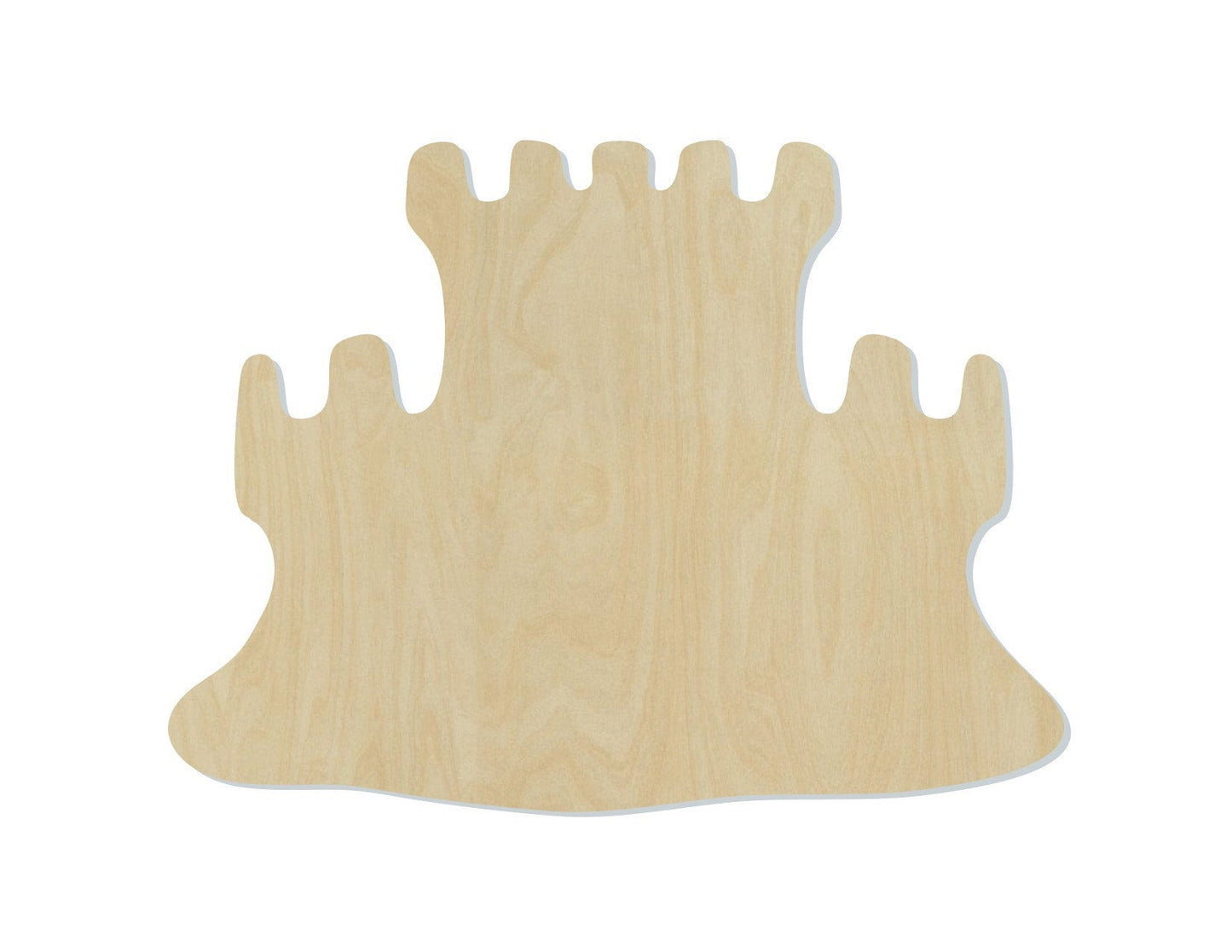 Sand Castle wood shape wood cutouts Beach Ocean Play DIY Paint kit #1952 - Multiple Sizes Available - Unfinished Wood Cutout Shapes