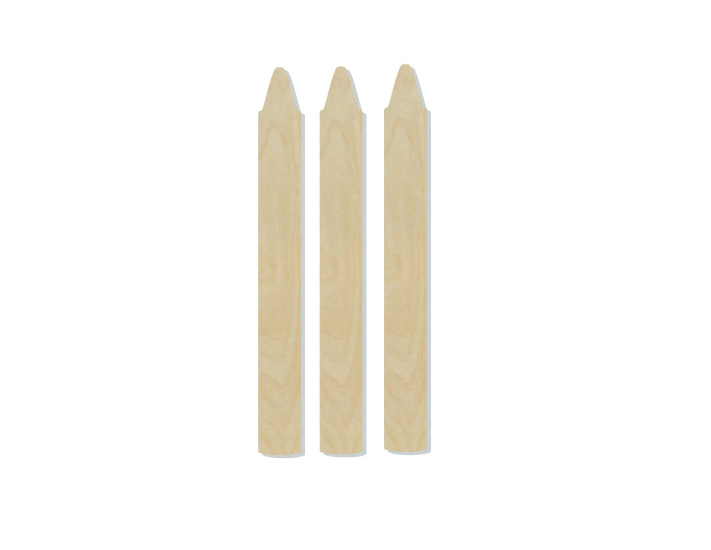 Crayons wood shape wood cutouts School Coloring DIY Paint kit #2021 - Multiple Sizes Available - Unfinished Wood Cutout Shapes