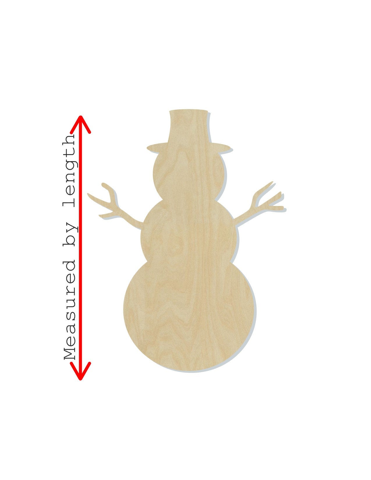 SnowMan Wood cutout Snowing Winter fun DIY paint kit #2028 - Multiple Sizes Available - Unfinished Wood Cutouts Shapes