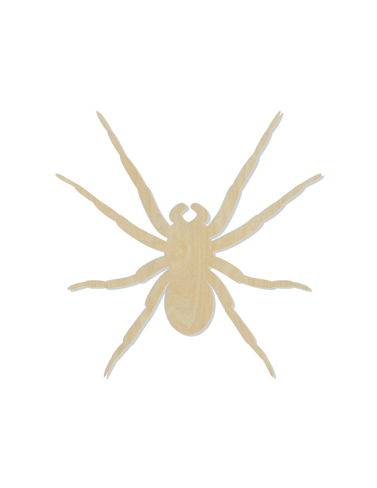 Spider wood shape wood cutouts DIY Paint kit Halloween craft Bugs #2041 - Multiple Sizes Available - Unfinished Wood Cutout Shapes