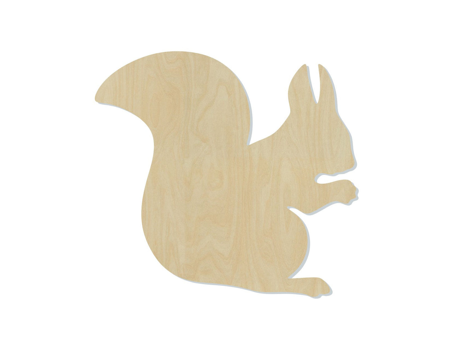 Squirrel wood shape wood cutouts animal cutouts DIY Paint kit #2051 - Multiple Sizes Available - Unfinished Wood Cutout Shapes