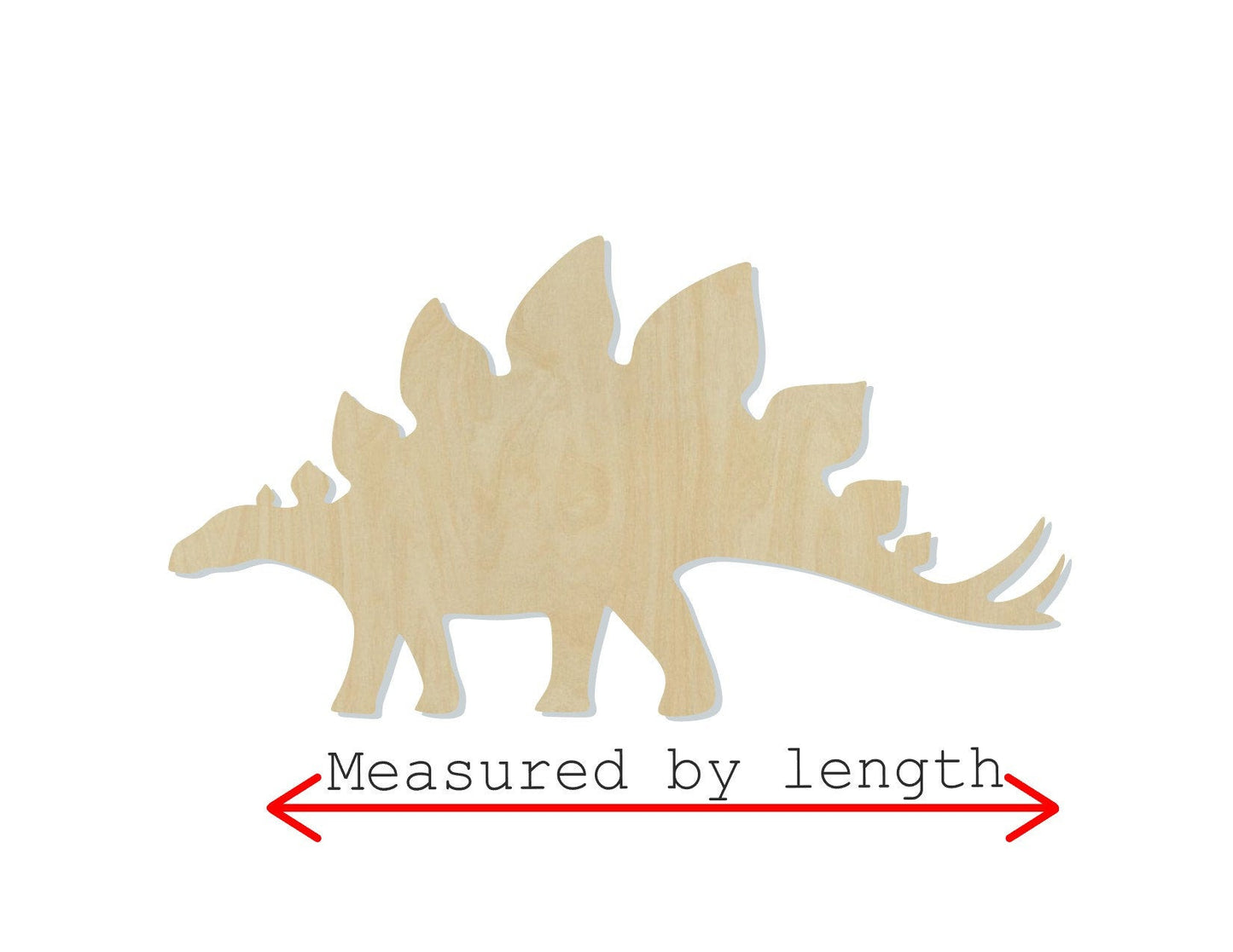 Stegosaurus wood shape wood cutouts DIY Paint kit Dinosaur Dinosaurs #2060 - Multiple Sizes Available - Unfinished Wood Cutout Shapes