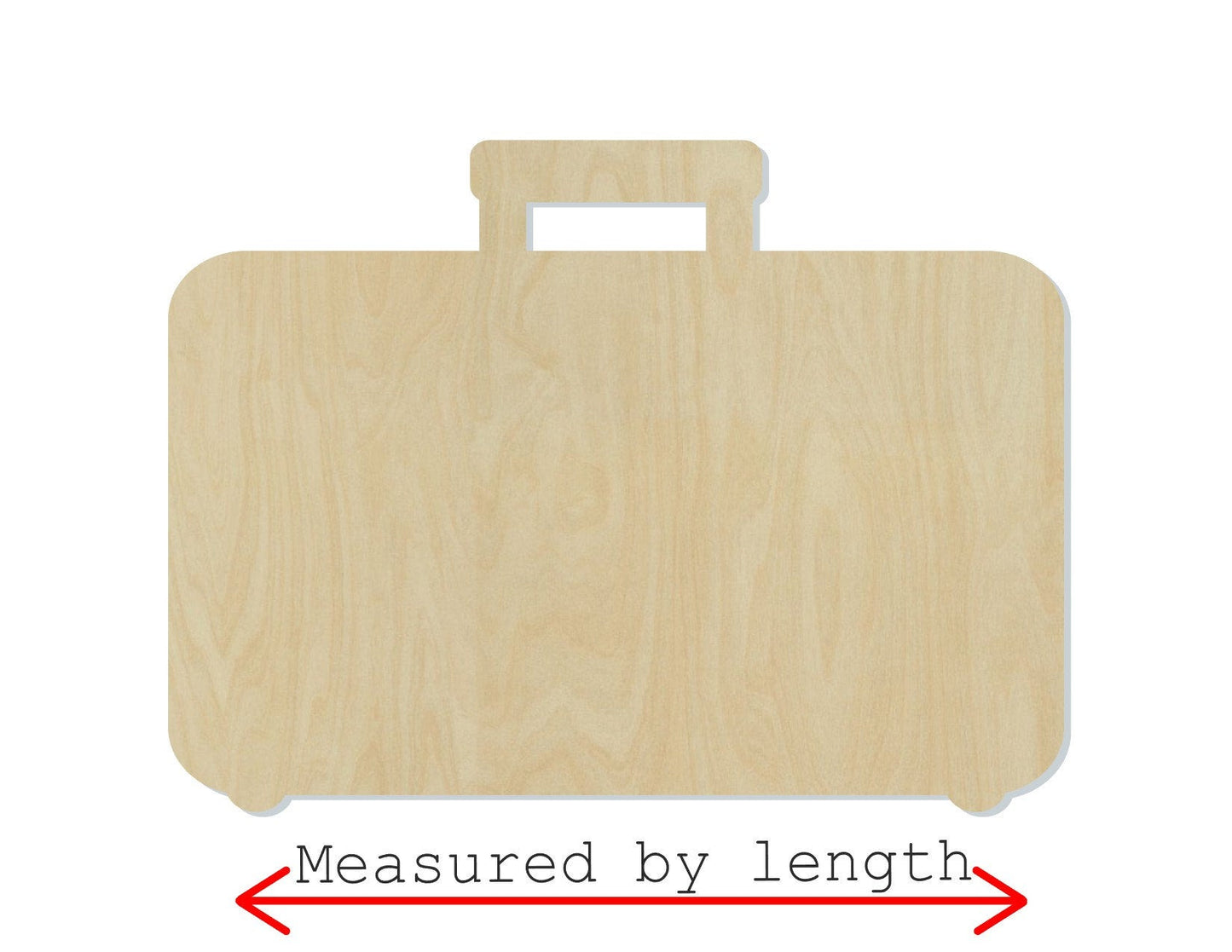 Suitcase wood shape wood cutouts Travel Vacation DIY paint kit #2069 - Multiple Sizes Available - Unfinished Wood Cutout Shapes