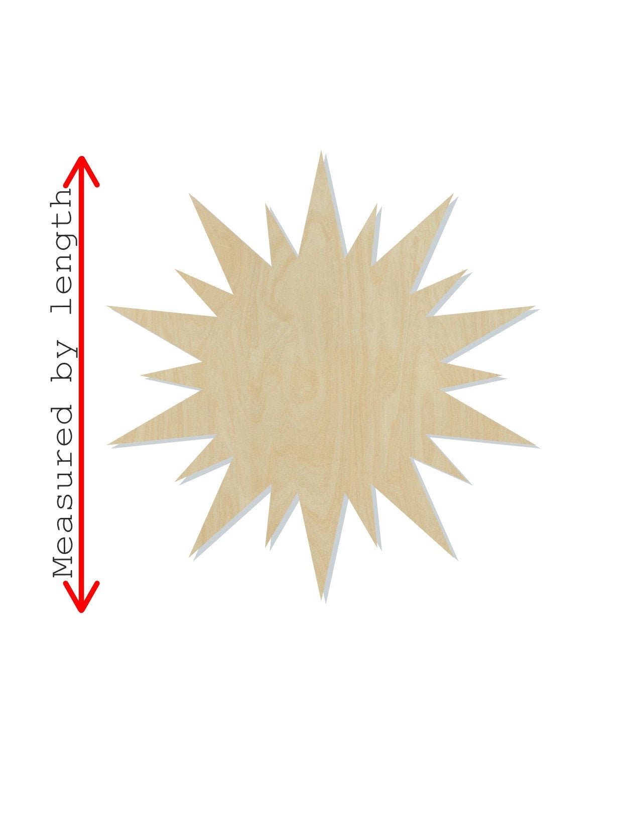 Sun wood shape wood cutouts Sunny Day Summer DIY Paint kit #2071 - Multiple Sizes Available - Unfinished Wood Cutout Shapes