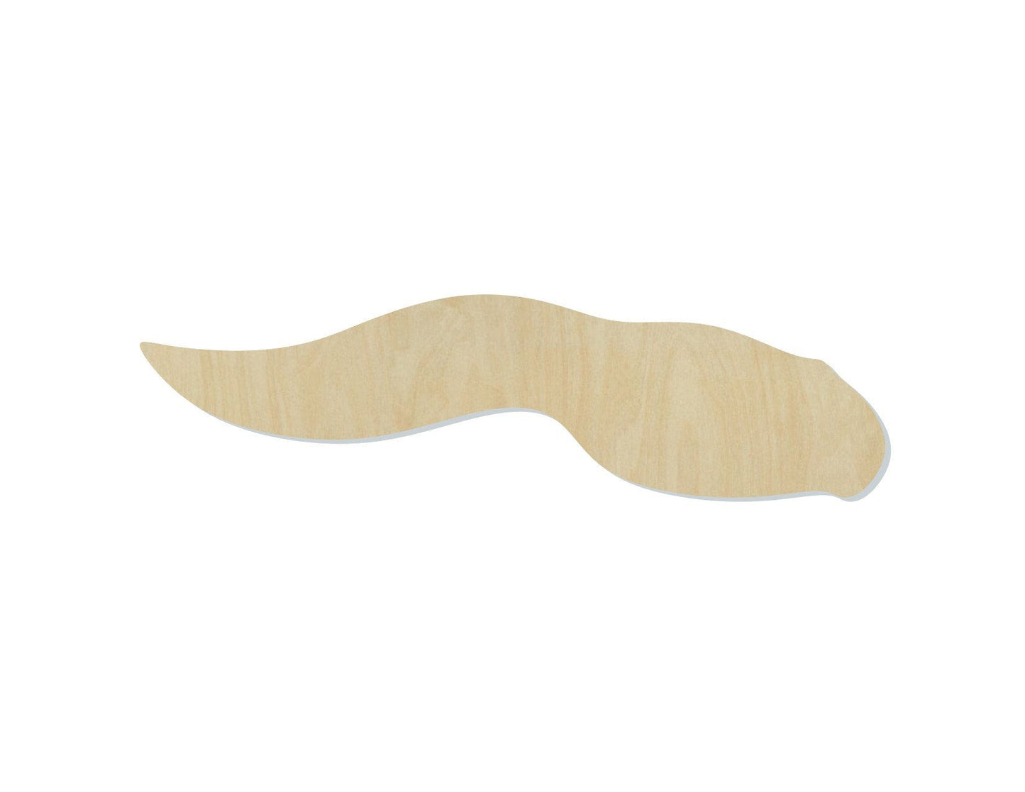 Tadpole wood shape wood cutouts DIY Paint kit #2080 - Multiple Sizes Available - Unfinished Wood Cutout Shapes