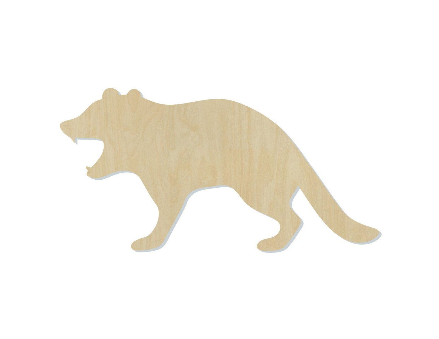 Tasmanian Devil wood shape wood cutouts DIY Paint kit #2084 - Multiple Sizes Available - Unfinished Wood Cutout Shapes