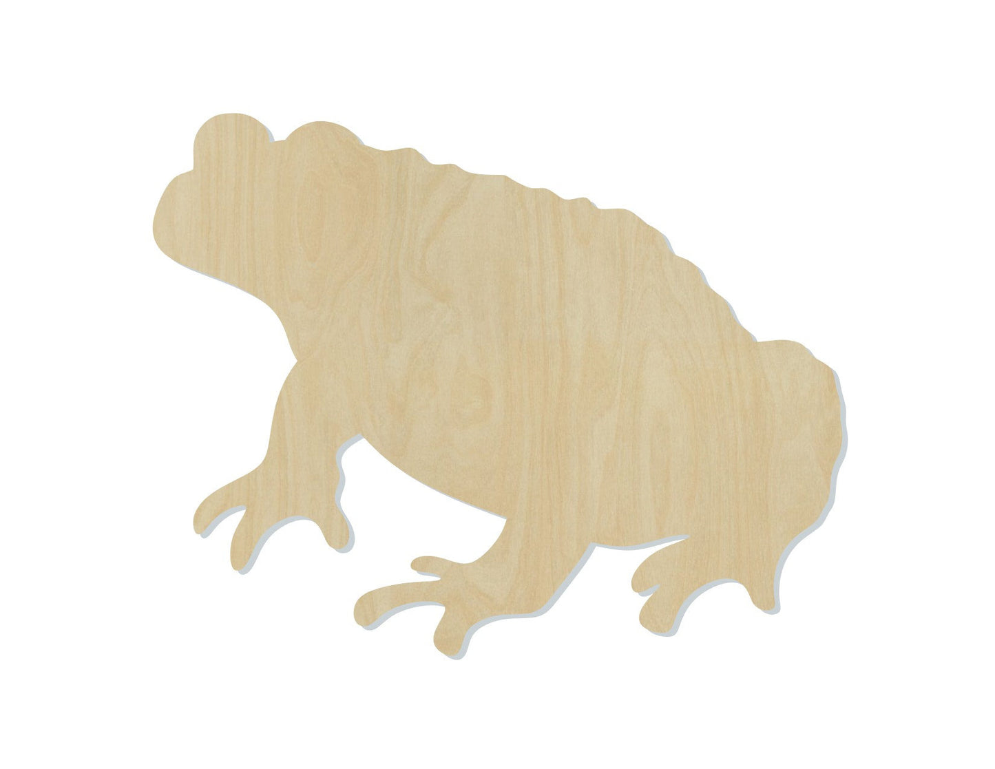 Toad wood shape wood cutouts animal cutouts DIY Paint kit #2100 - Multiple Sizes Available - Unfinished Wood Cutout Shapes