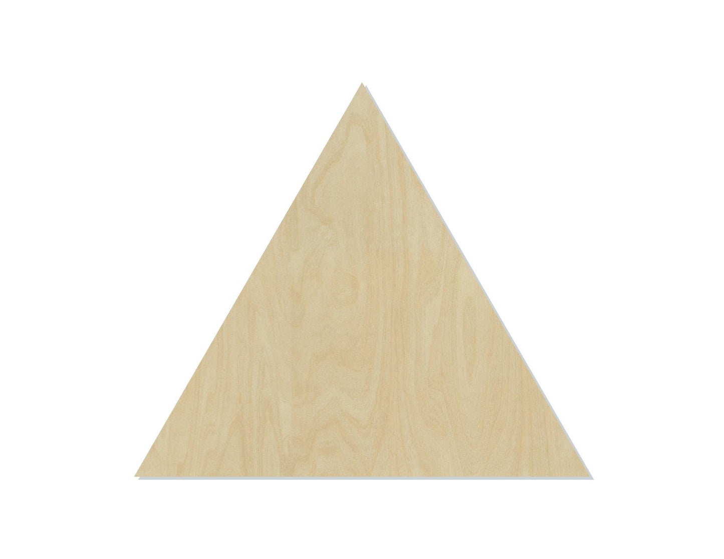 Triangle Shape wood blank cutouts Paint kit #2127 - Multiple Sizes Available - Unfinished Cutout Shapes