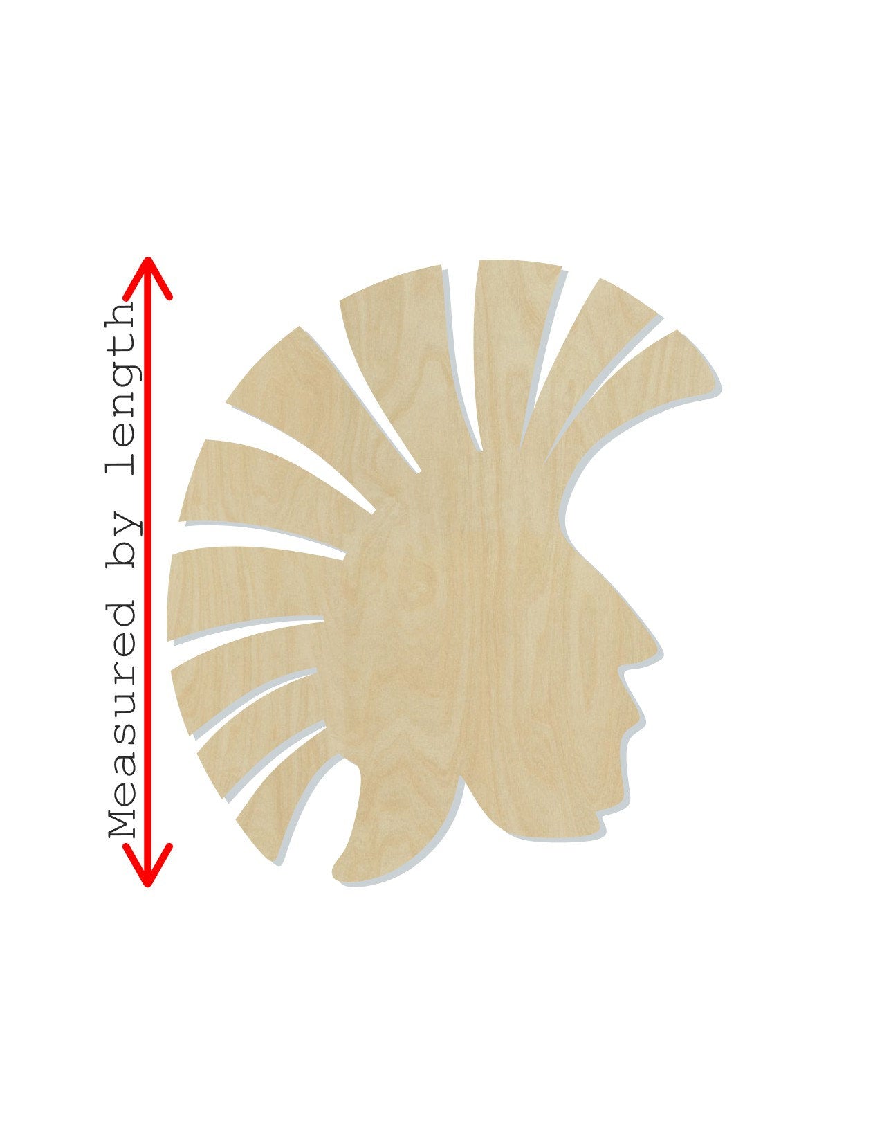 Trojan Head Wood Cutouts DIY paint kit #2132 - Multiple Sizes Available - Unfinished wood Cutout Shapes