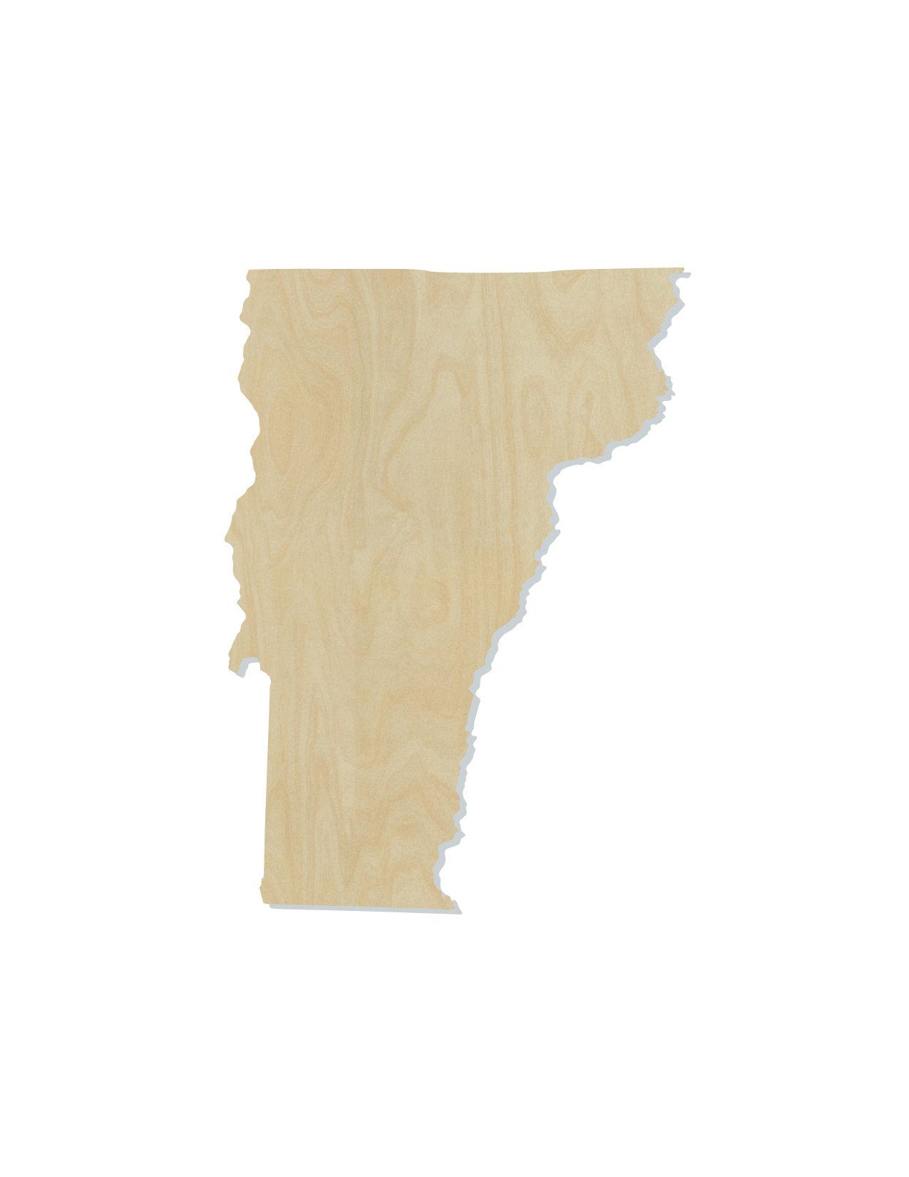Vermont State Wood Cutouts State blank cutouts DIY State #2158 - Multiple Sizes Available - Unfinished wood Cutout Shapes