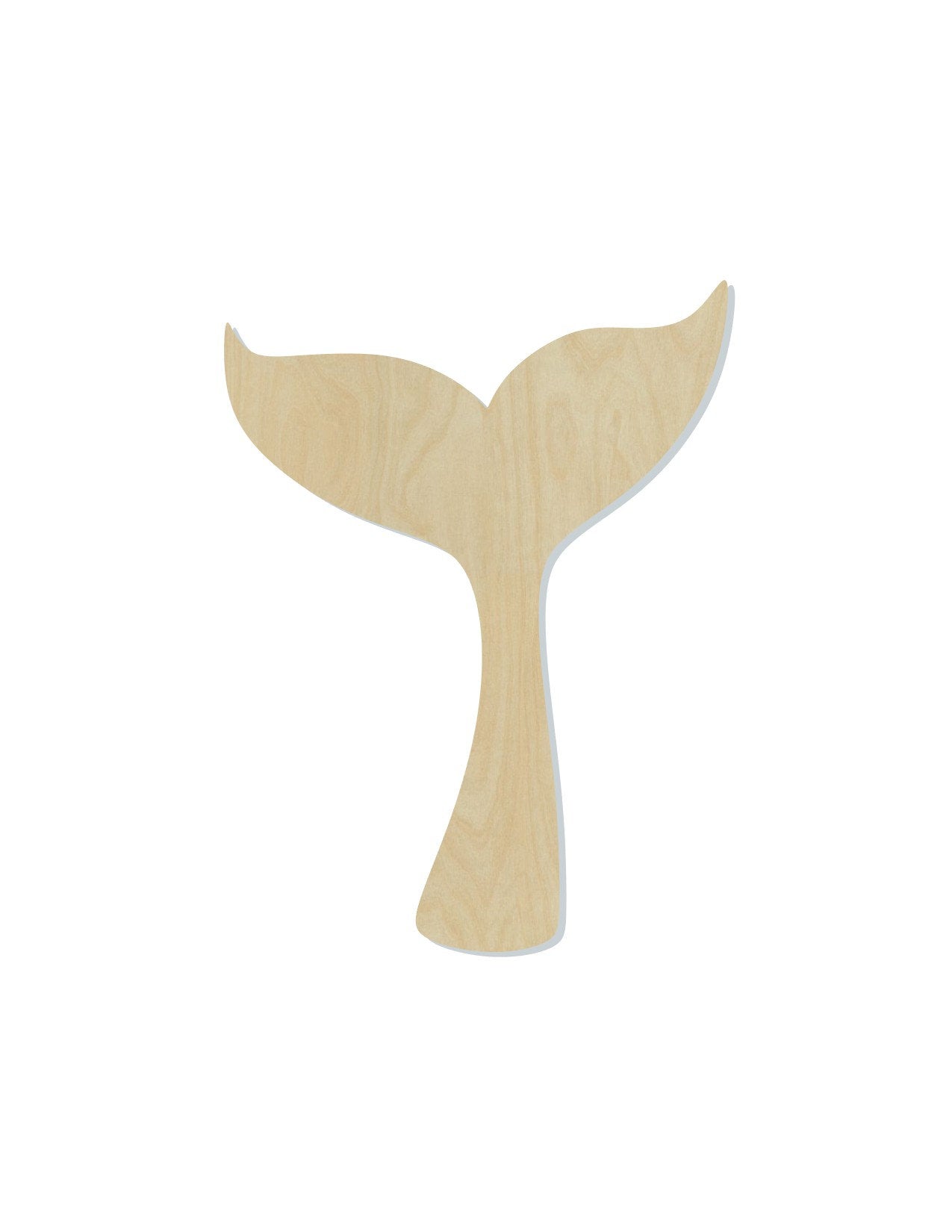 Whale Tail Wood Cutouts Ocean animals Sea life DIY Paint #2183 - Multiple Sizes Available - Unfinished wood Cutout Shapes
