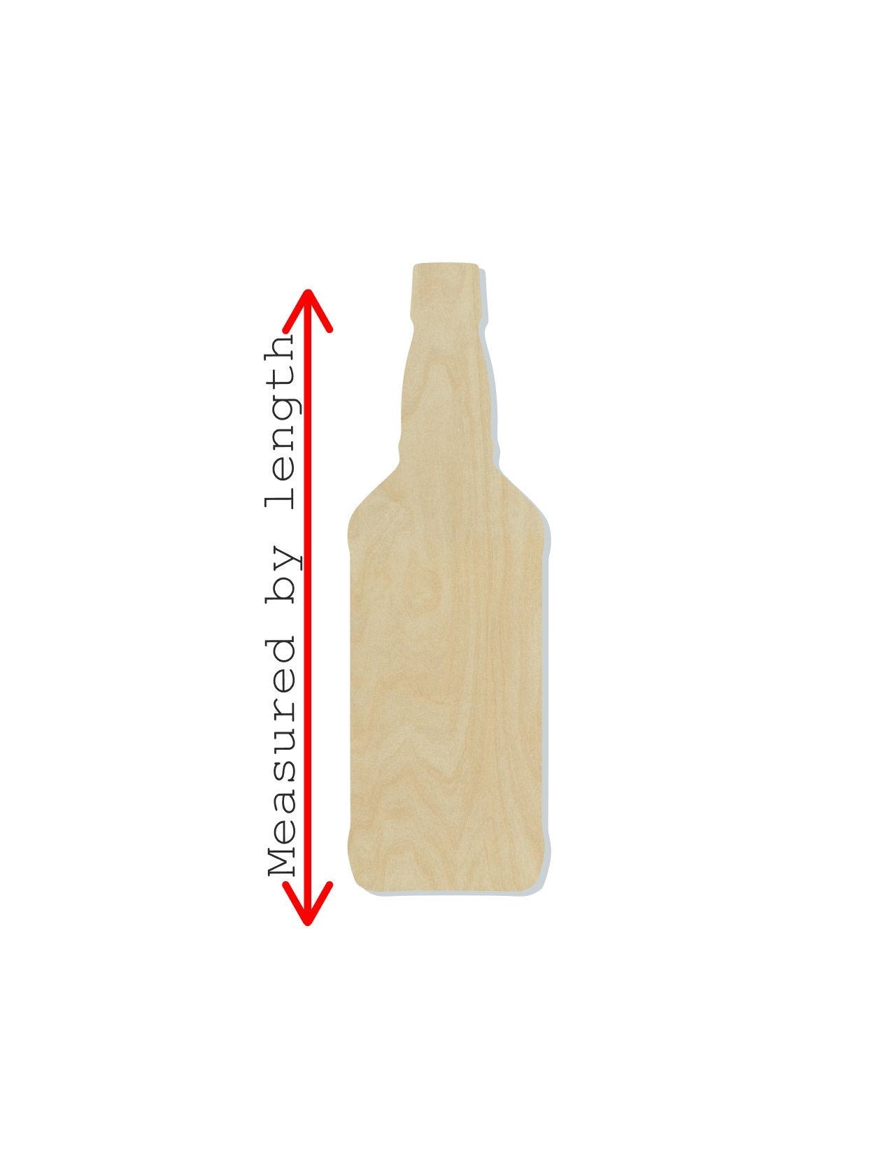 Whisky Bottle Wood Cutouts Man Cave DIY Paint drinking #2186 - Multiple Sizes Available - Unfinished wood Cutout Shapes