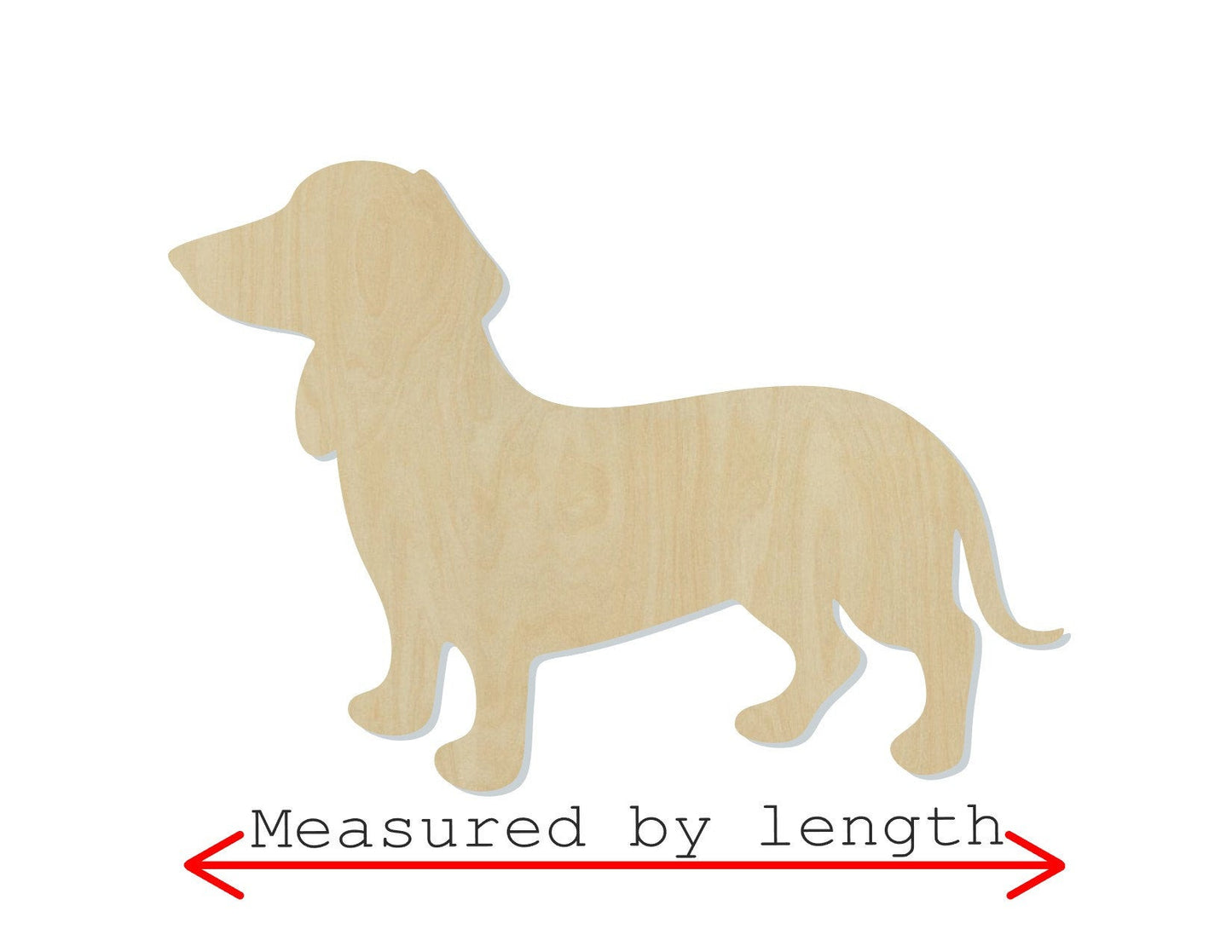 Wiener Dog Wood Cutouts DIY Paint Mans best friend animal cutouts #2187 - Multiple Sizes Available - Unfinished wood Cutout Shapes
