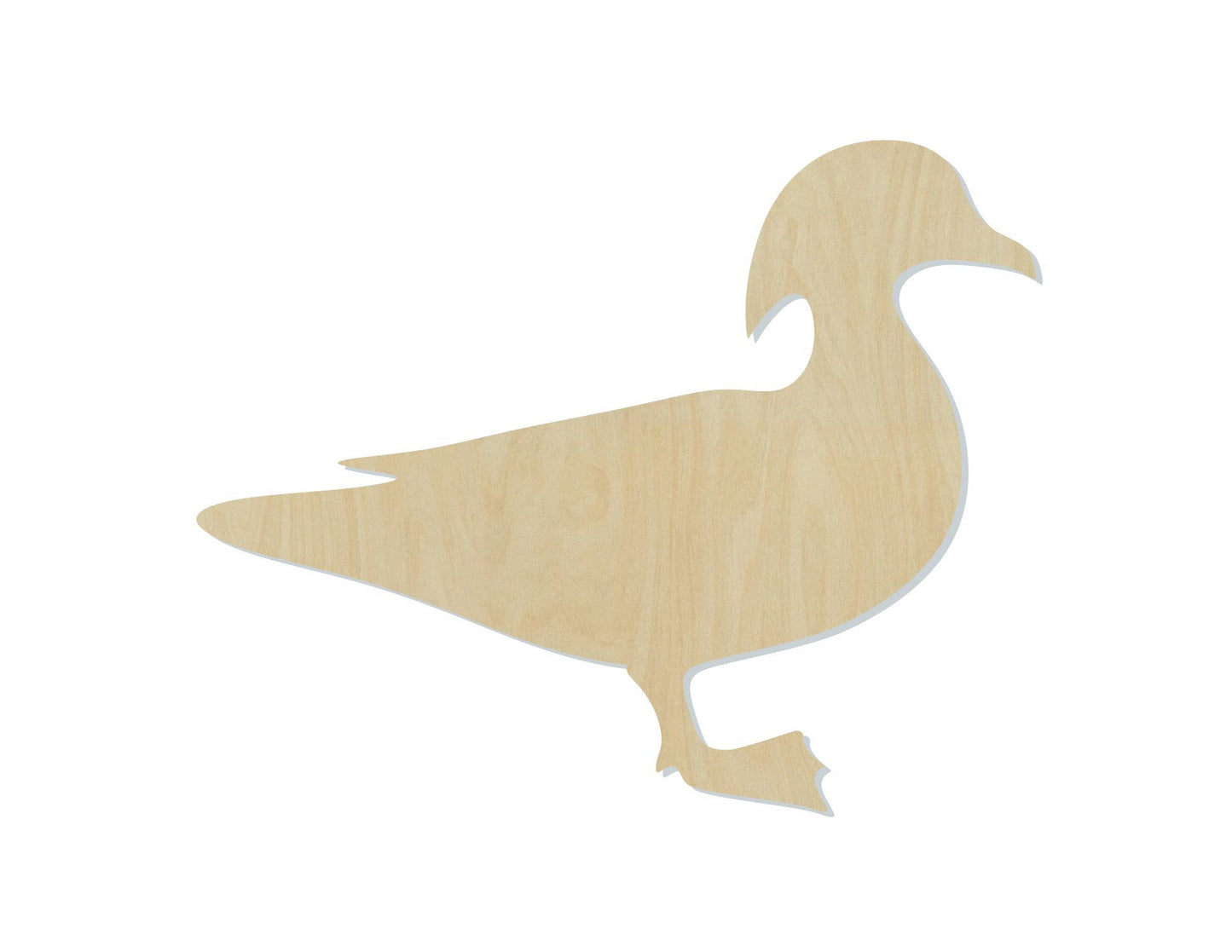 Wood Duck Wood Cutouts Animal blanks Animal cutouts Farm DIY Paint #2204 - Multiple Sizes Available - Unfinished wood Cutout Shapes