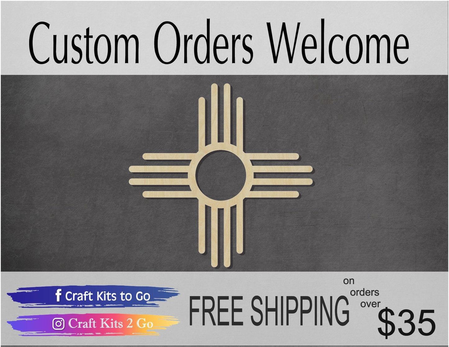 New Mexico Zia Symbol States Blanks #1112 - Multiple Sizes Available - Unfinished Wood Cutout Shapes