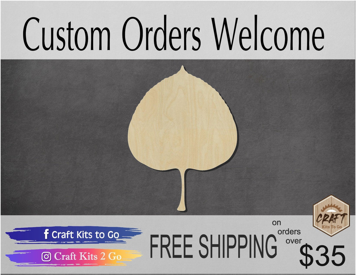 Aspen Leaf blank cutout fall leaves fall colors trees #1138 - Multiple Sizes Available - Unfinished Wood Cutout Shapes