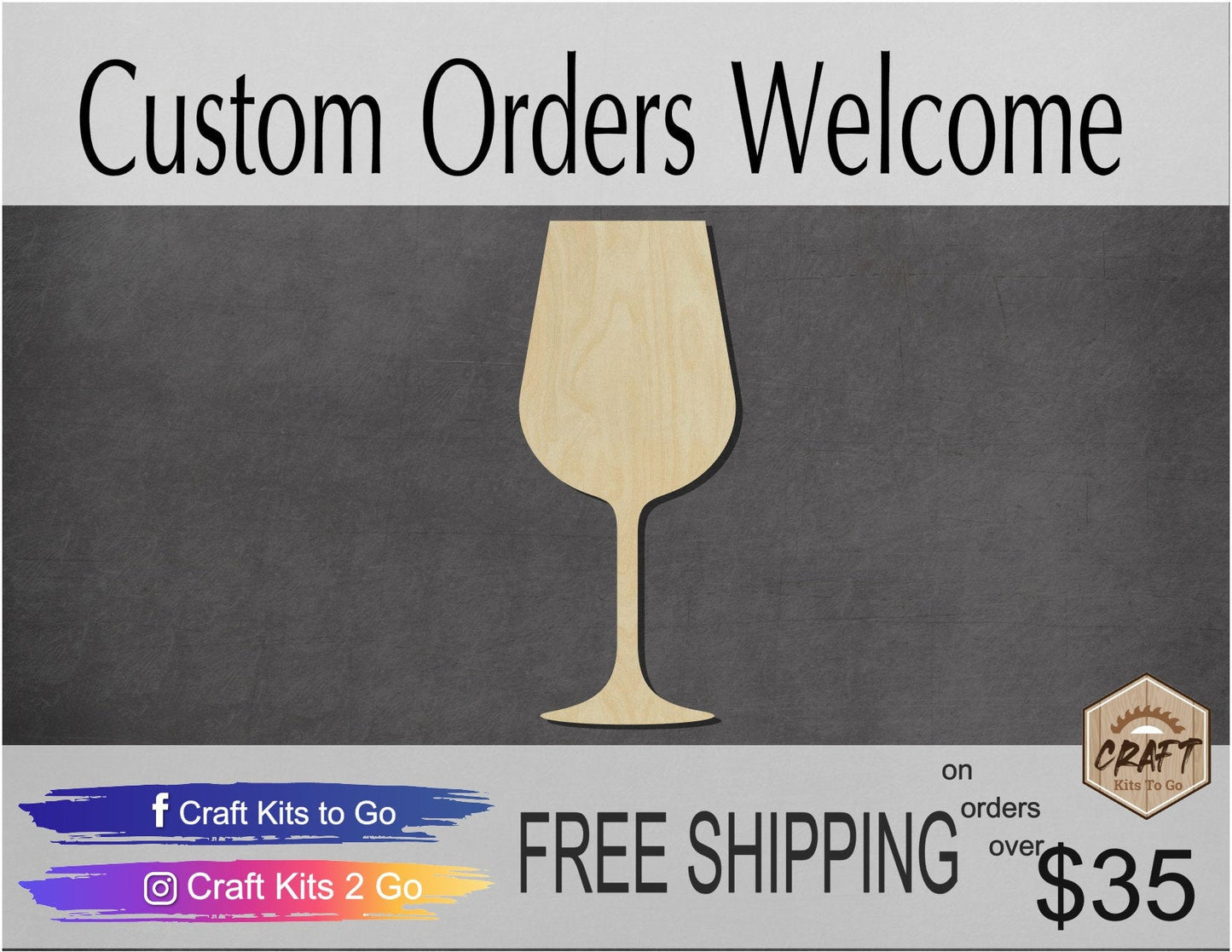 Wine Glass Wood Cutouts DIY Paint Girls night #2192 - Multiple Sizes Available - Unfinished wood Cutout Shapes