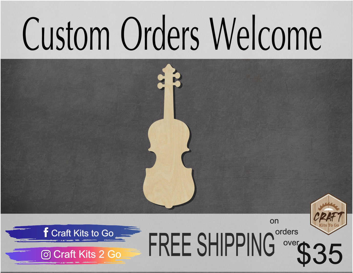 Viola Wood Cutouts Wood blanks Music band musician DIY Paint #2165 - Multiple Sizes Available - Unfinished wood Cutout Shapes