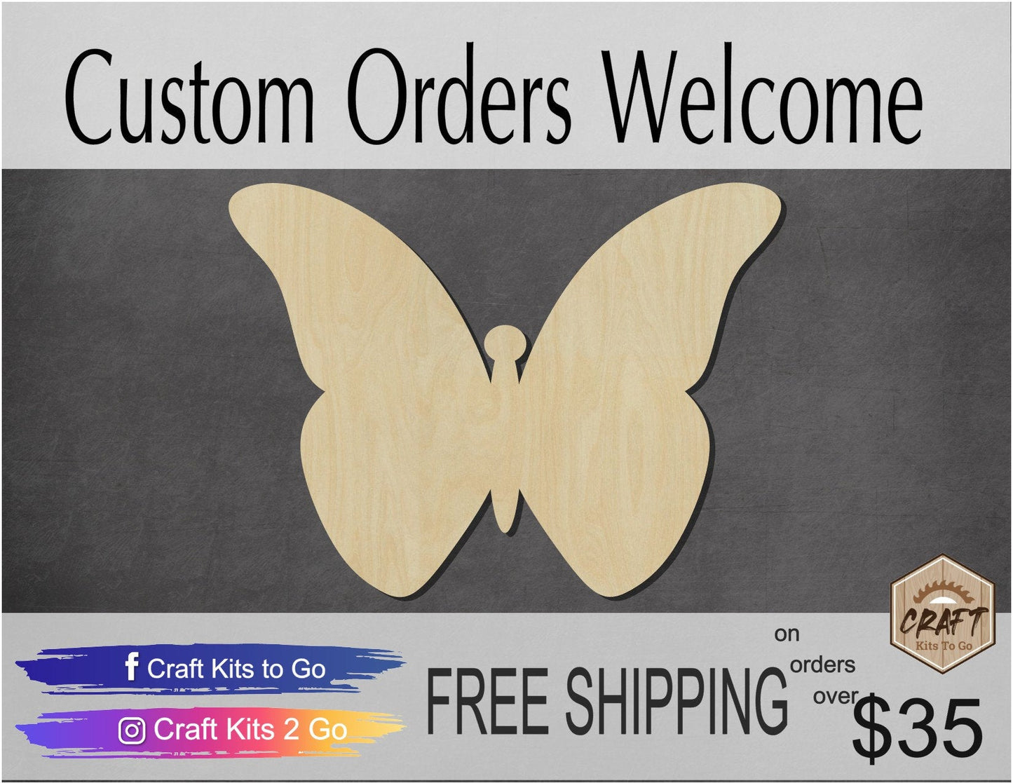 Flying Butterfly cutout wood cutouts Flying Garden Flowers animal cutouts #1485 - Multiple Sizes Available - Unfinished Wood Cutout Shapes