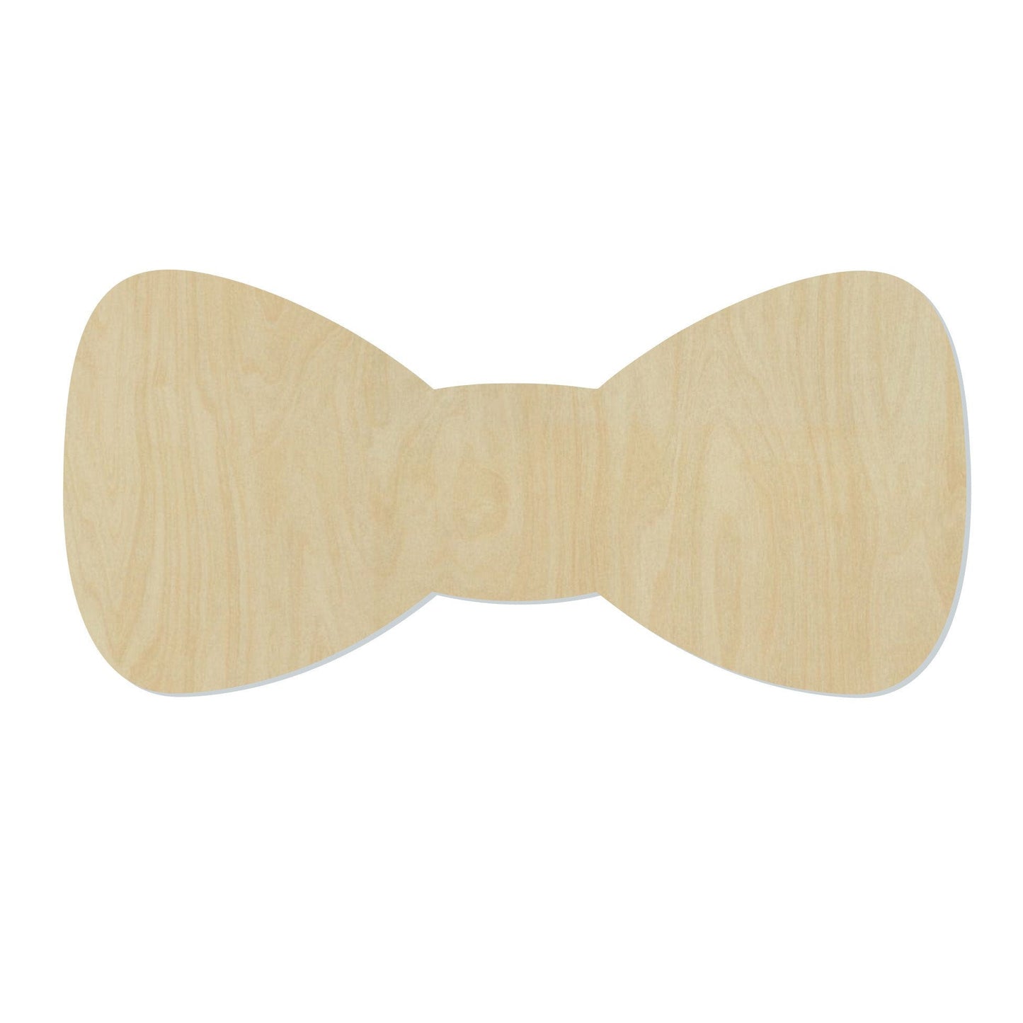 Bow Cutout #1004 - Multiple Sizes Available - Unfinished Wood Cutout Shapes