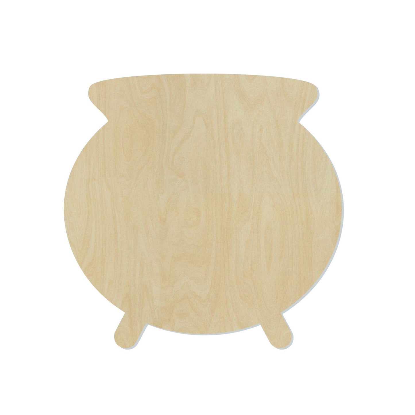 Cauldron Wood Cutout #1007 - Multiple Sizes Available - Unfinished Wood Cutout Shapes