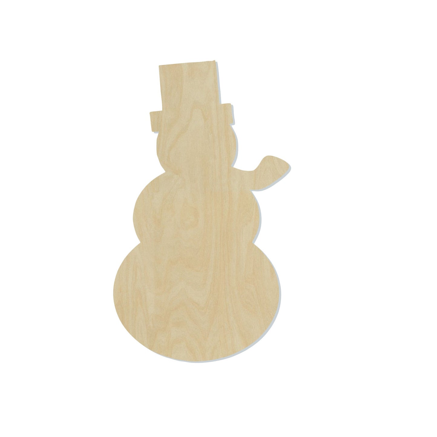 Snowman Wood Cutout #1029 - Multiple Sizes Available - Unfinished Wood Cutout Shapes