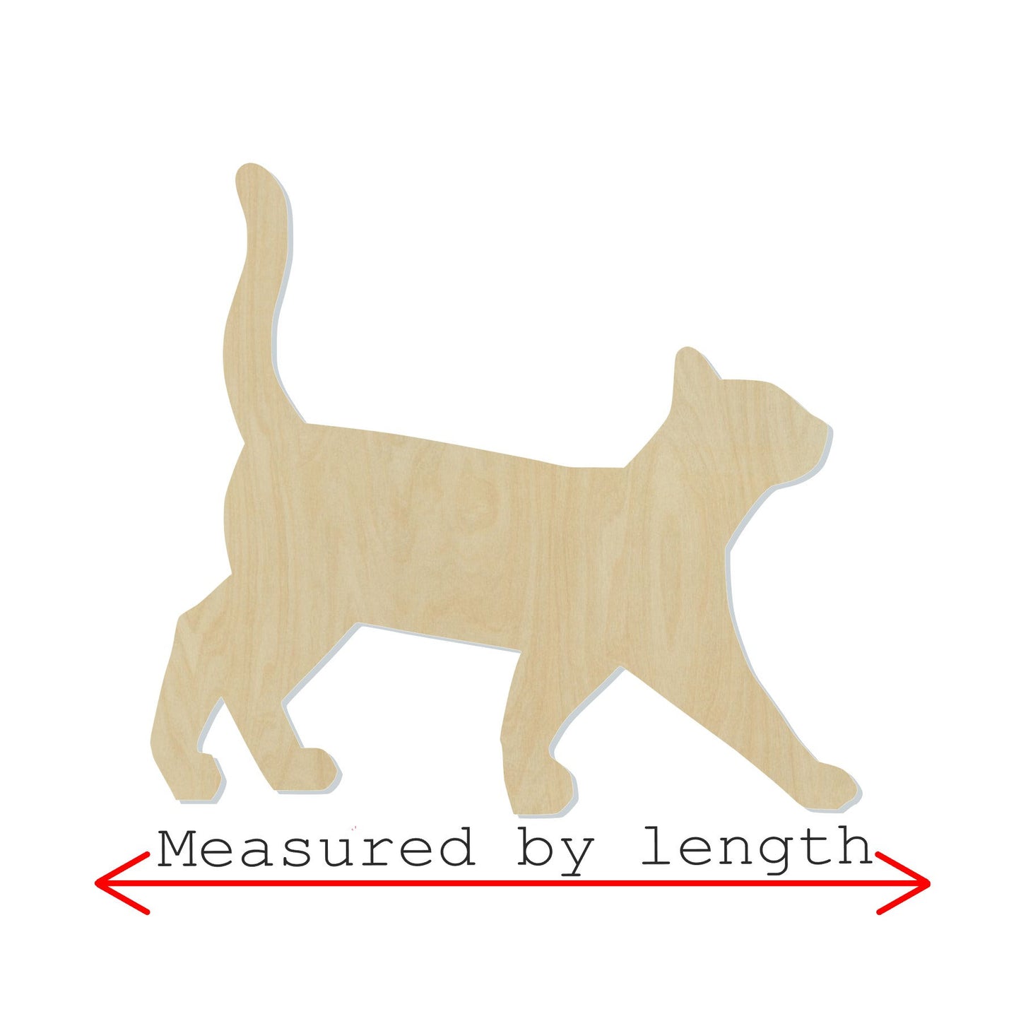 Cat Blank Cat cutout #1051 - Multiple Sizes Available - Unfinished Wood Cutout Shapes
