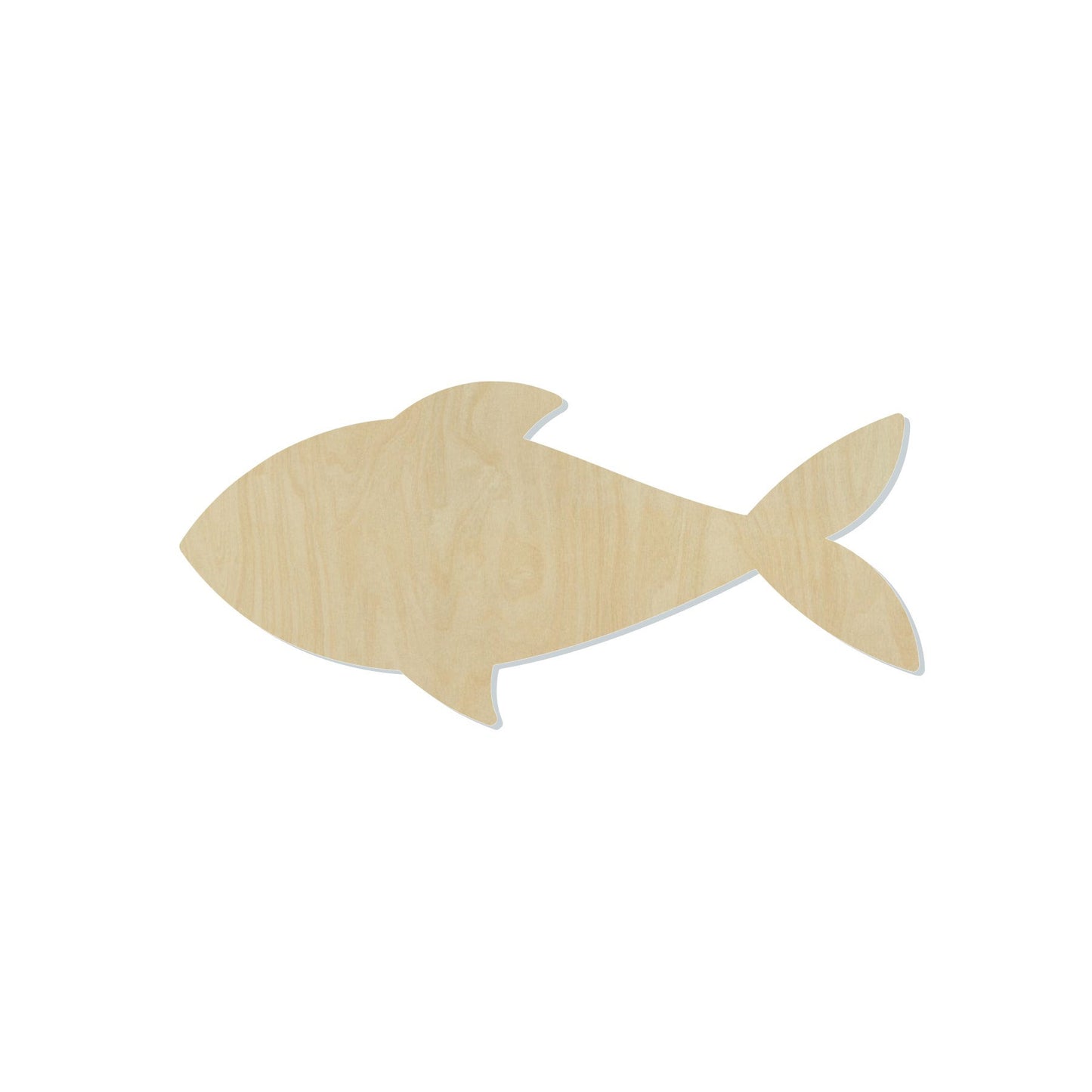 Fish Cutout Fish Blank #1061 - Multiple Sizes Available - Unfinished Wood Cutout Shapes