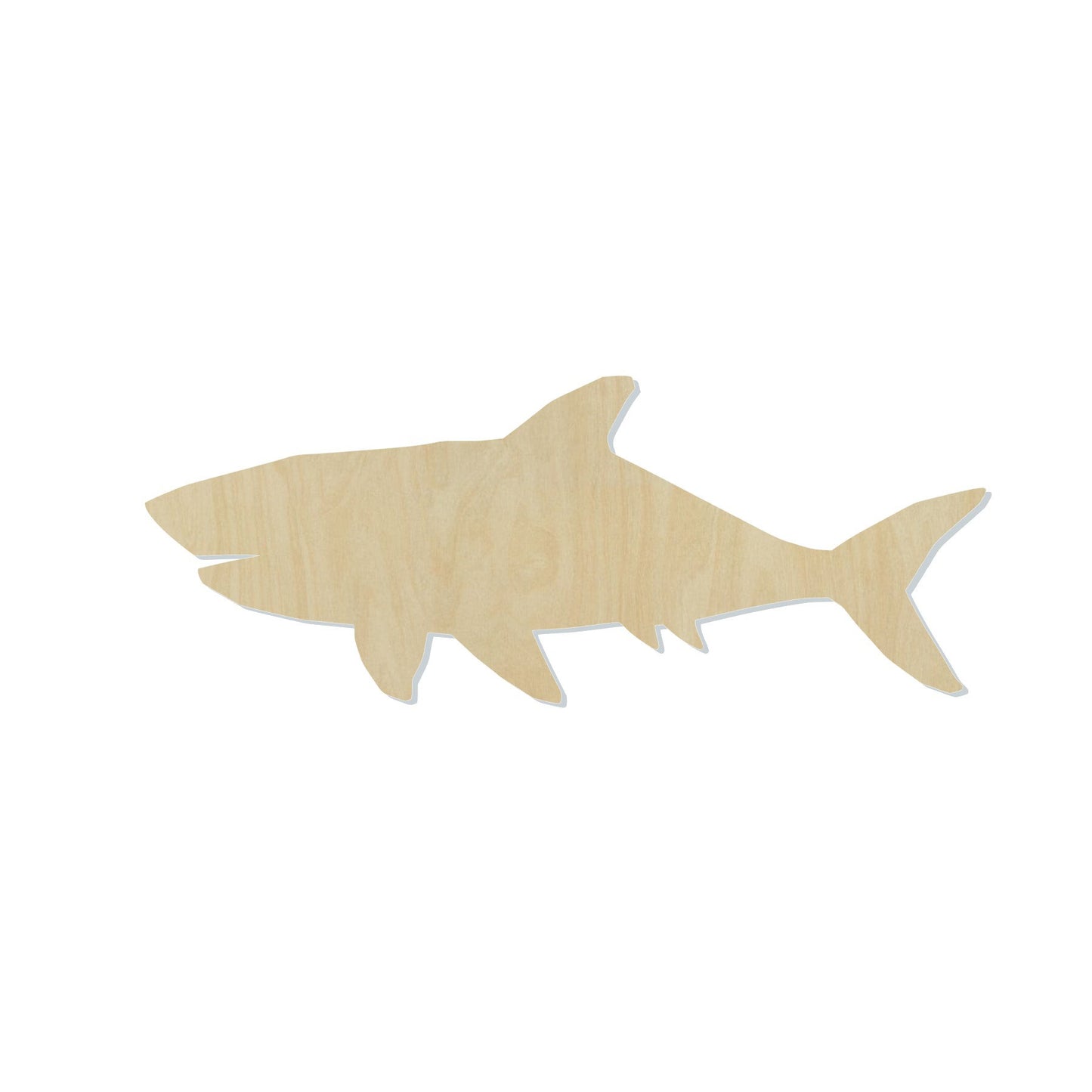 Shark cutout shark blank ocean sea sea animals #1093 - Multiple Sizes Available - Unfinished Wood Cutout Shapes