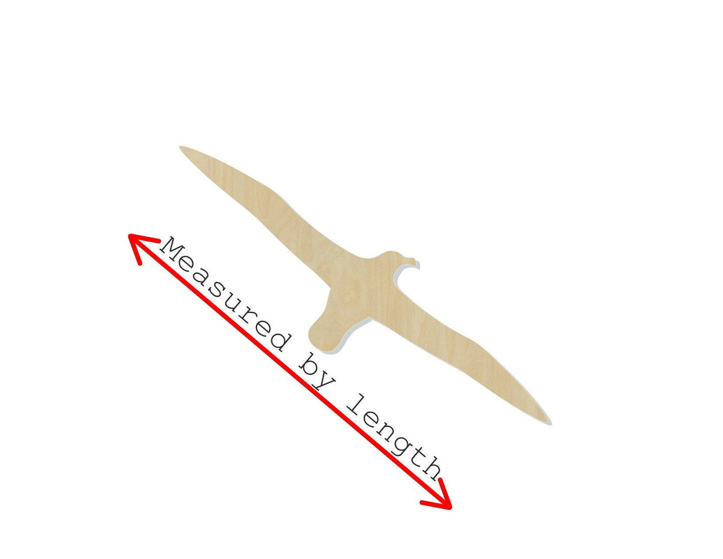 Albatross Bird blank cutout birds animal cutouts animal blanks #1141 - Multiple Sizes Available - Unfinished Wood Cutout Shapes