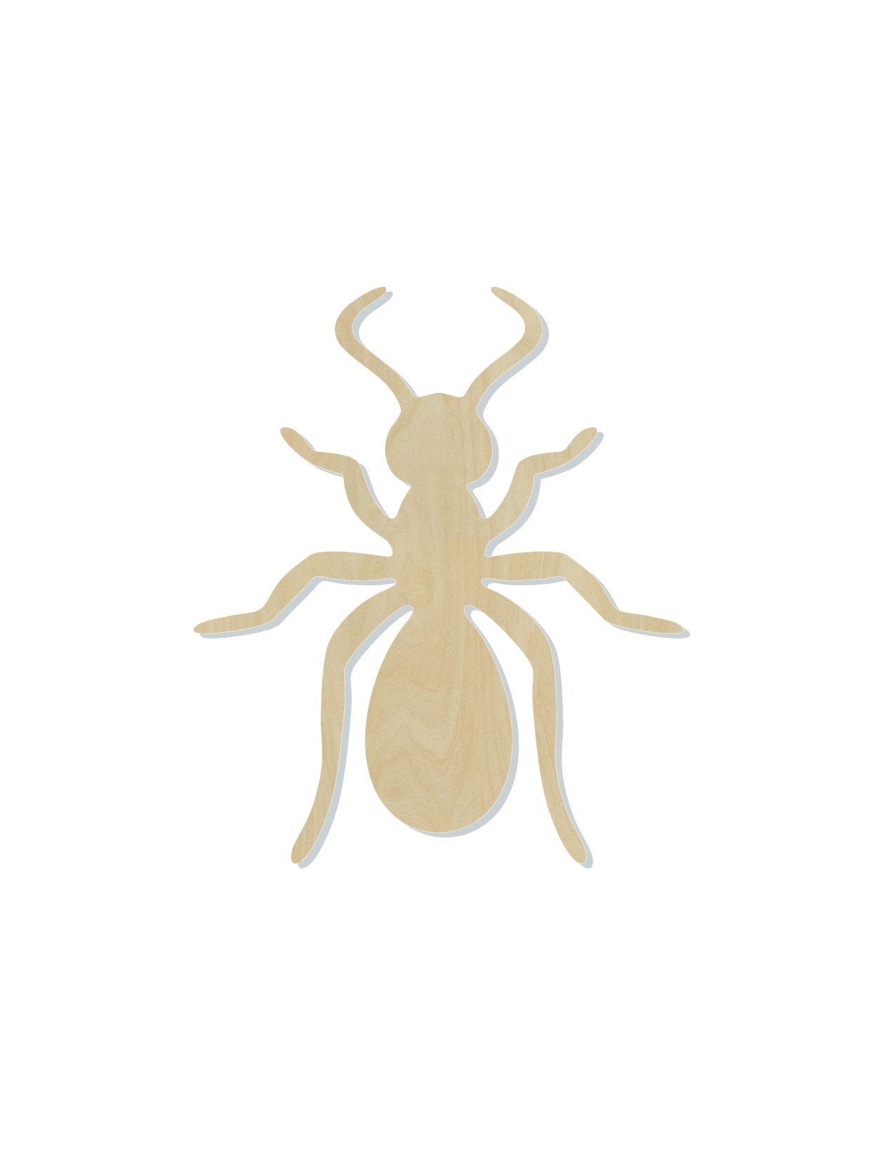 Ant animal wood cutout wood blank farm animals #1159 - Multiple Sizes Available - Unfinished Wood Cutout Shapes
