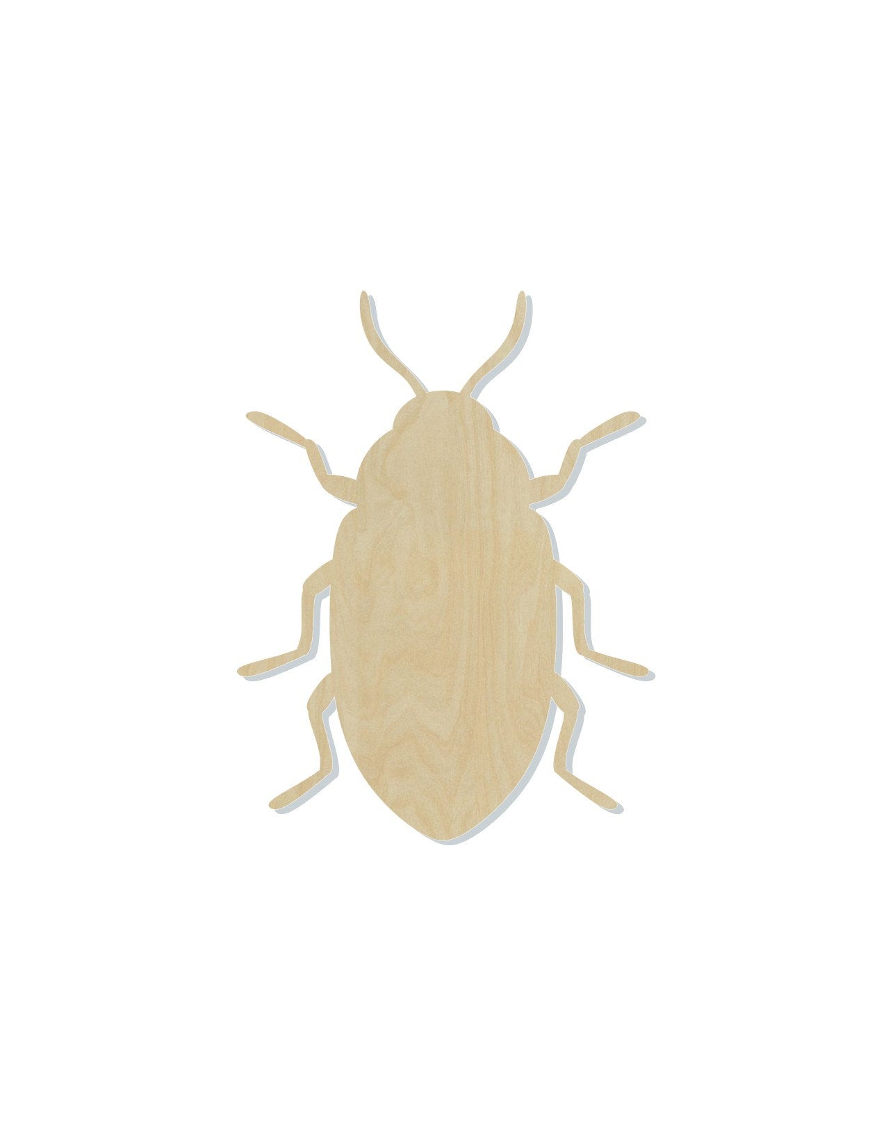 Beetle Bug Blank Cutout #1177 - Multiple Sizes Available - Unfinished Wood Cutout Shapes