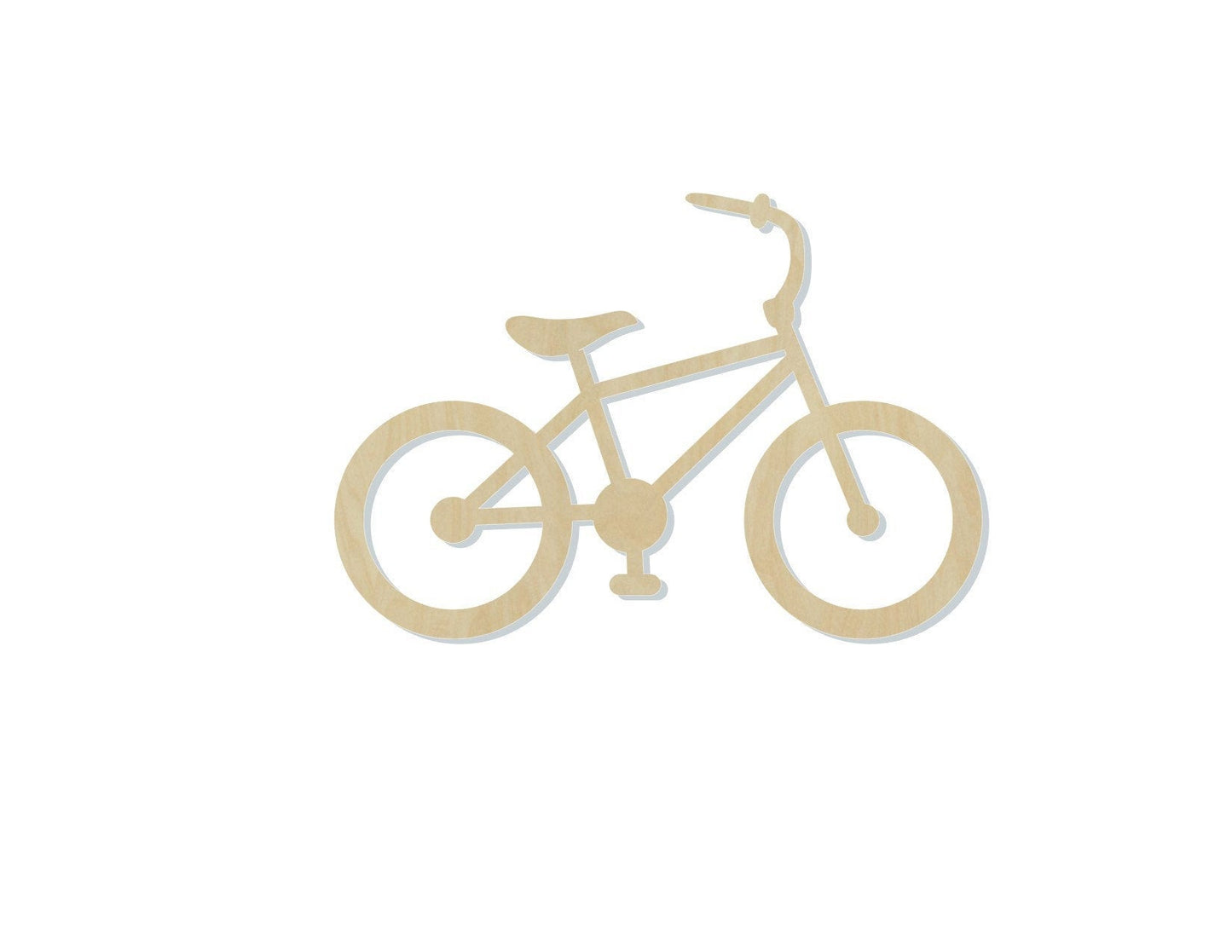Bike Blank wood cutouts Transportation Kids Fun #1186 - Multiple Sizes Available - Unfinished Cutout Shapes