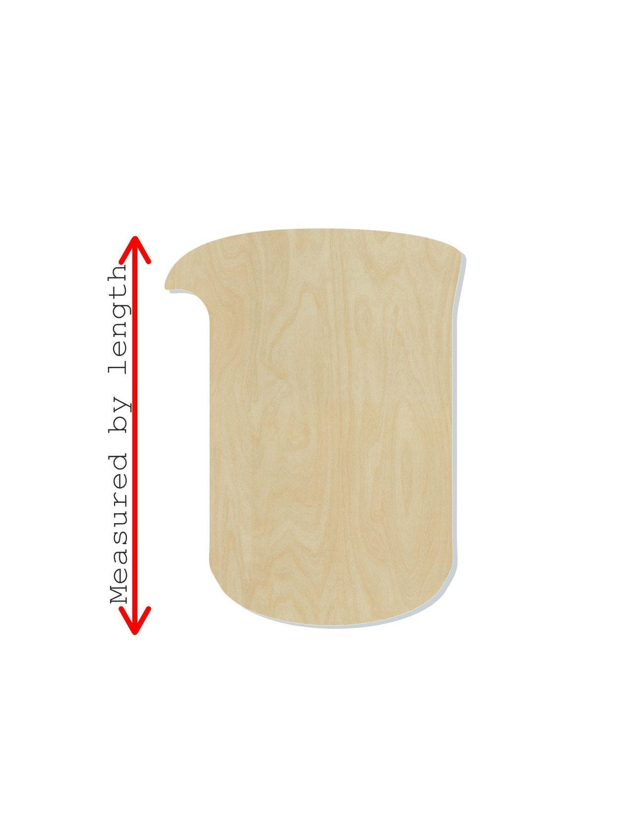 Beaker Blank cutouts science Class School Lab #1215 - Multiple Sizes Available - Unfinished Cutout Shapes