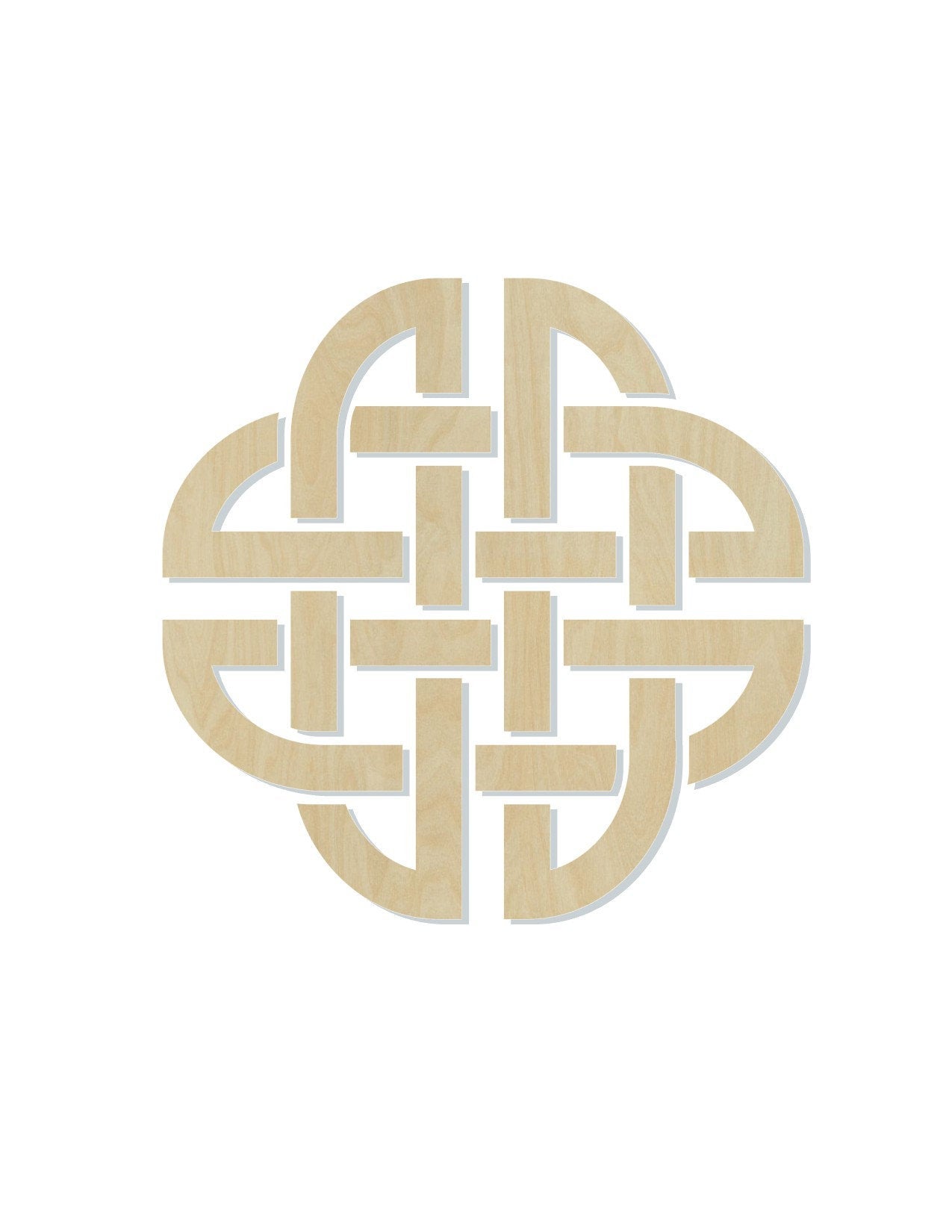 Celtic Knot Irish DIY Paint Ireland #1273 - Multiple Sizes Available - Unfinished Wood Cutout Shapes