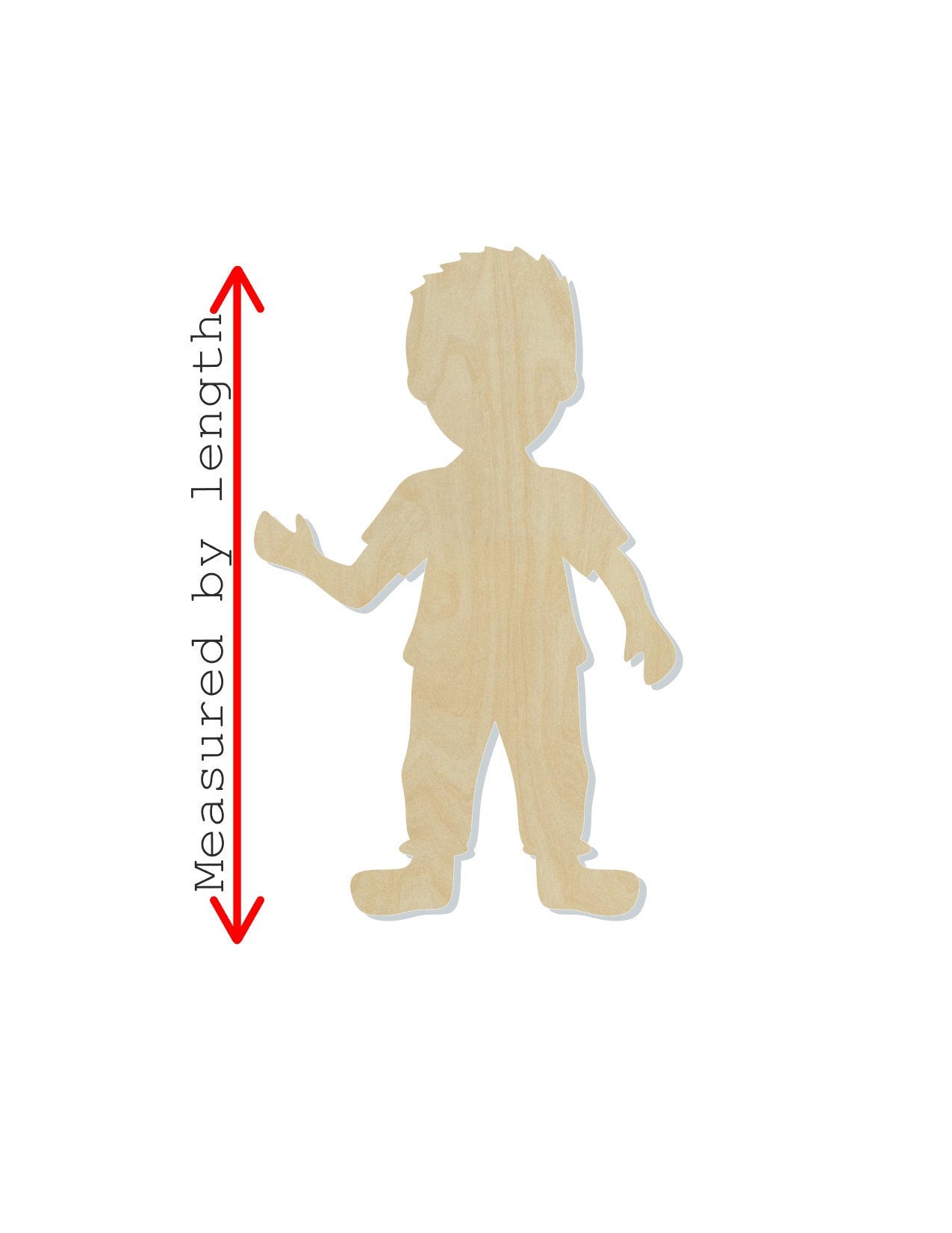 Boy Cutouts Wood Blanks Kids Children School Kids Paint yourself Paint kit #1302 - Multiple Sizes Available - Unfinished Cutout Shapes