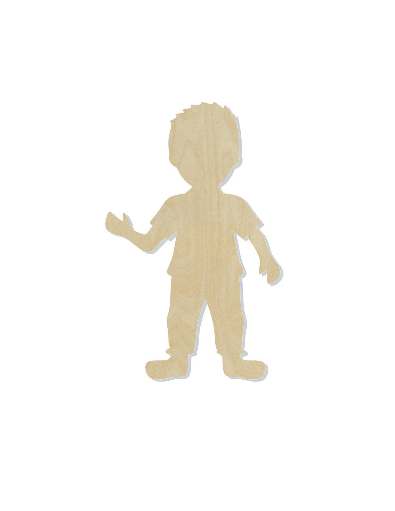 Boy Cutouts Wood Blanks Kids Children School Kids Paint yourself Paint kit #1302 - Multiple Sizes Available - Unfinished Cutout Shapes