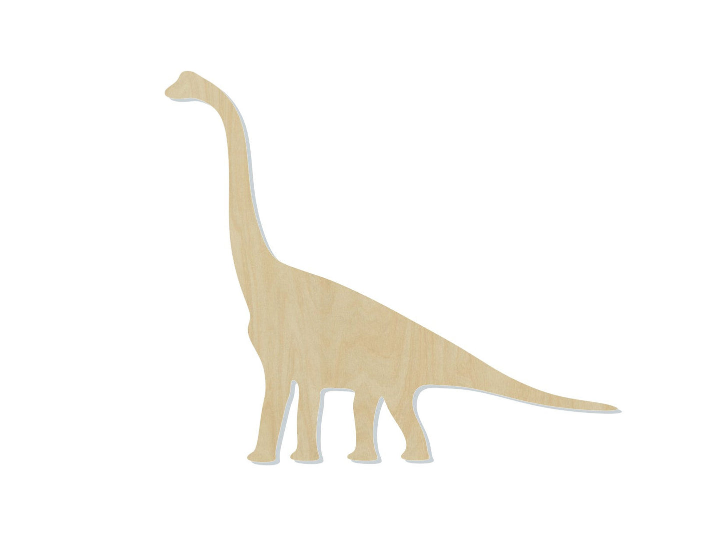 Brontosaurs Dinosaur Cutouts Dinosaur Blanks Bedroom Decor Boys Paint kit #1303 - Multiple Sizes Available - Unfinished Cutout Shapes