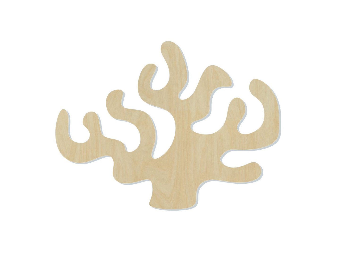 Coral Ocean Sea animals DIY Paint kit Paint yourself Ocean floor #1324 - Multiple Sizes Available - Unfinished Cutout Shapes