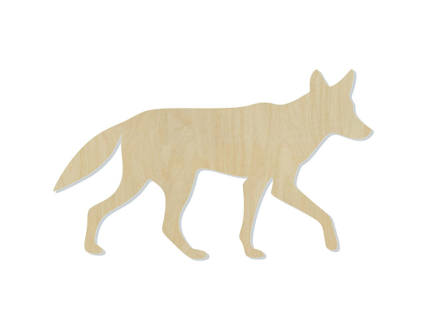 Coyote wood blank cutouts DIY Paint kit Animal cutouts Animal Blanks #1339 - Multiple Sizes Available - Unfinished Cutout Shapes