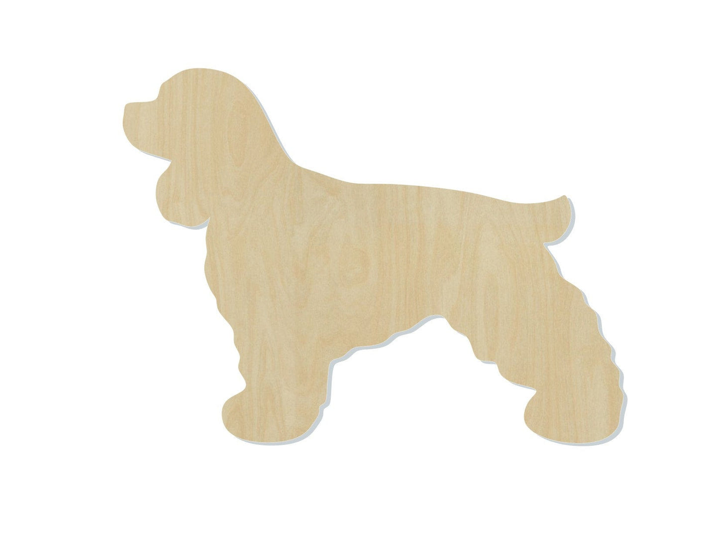 Cocker Spaniel Dog wood blank cutouts mans best friend animal cutouts DIY #1347 - Multiple Sizes Available - Unfinished Cutout Shapes