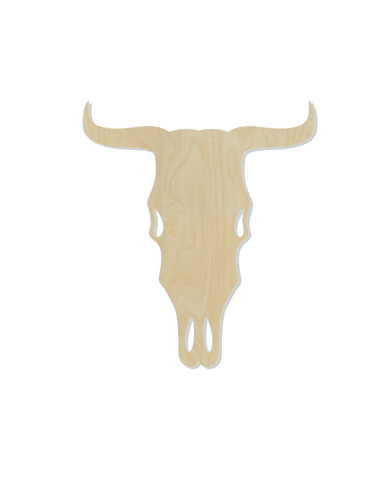 Cow Skull blank wood cutouts Farm Ranch DIY paint kits paint it yourself #1351 - Multiple Sizes Available - Unfinished Cutout Shapes