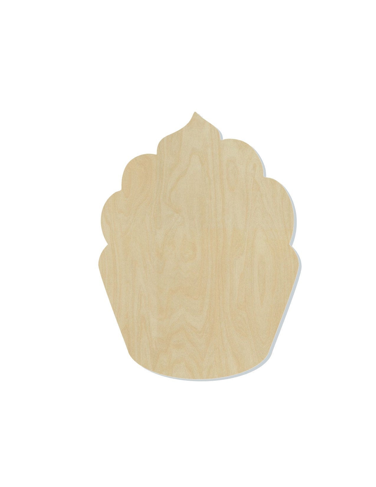 Cupcake blank wood cutouts Food Party Celebration Birthday DIY Paint it yourself #1353 - Multiple Sizes Available - Unfinished Cutout Shapes