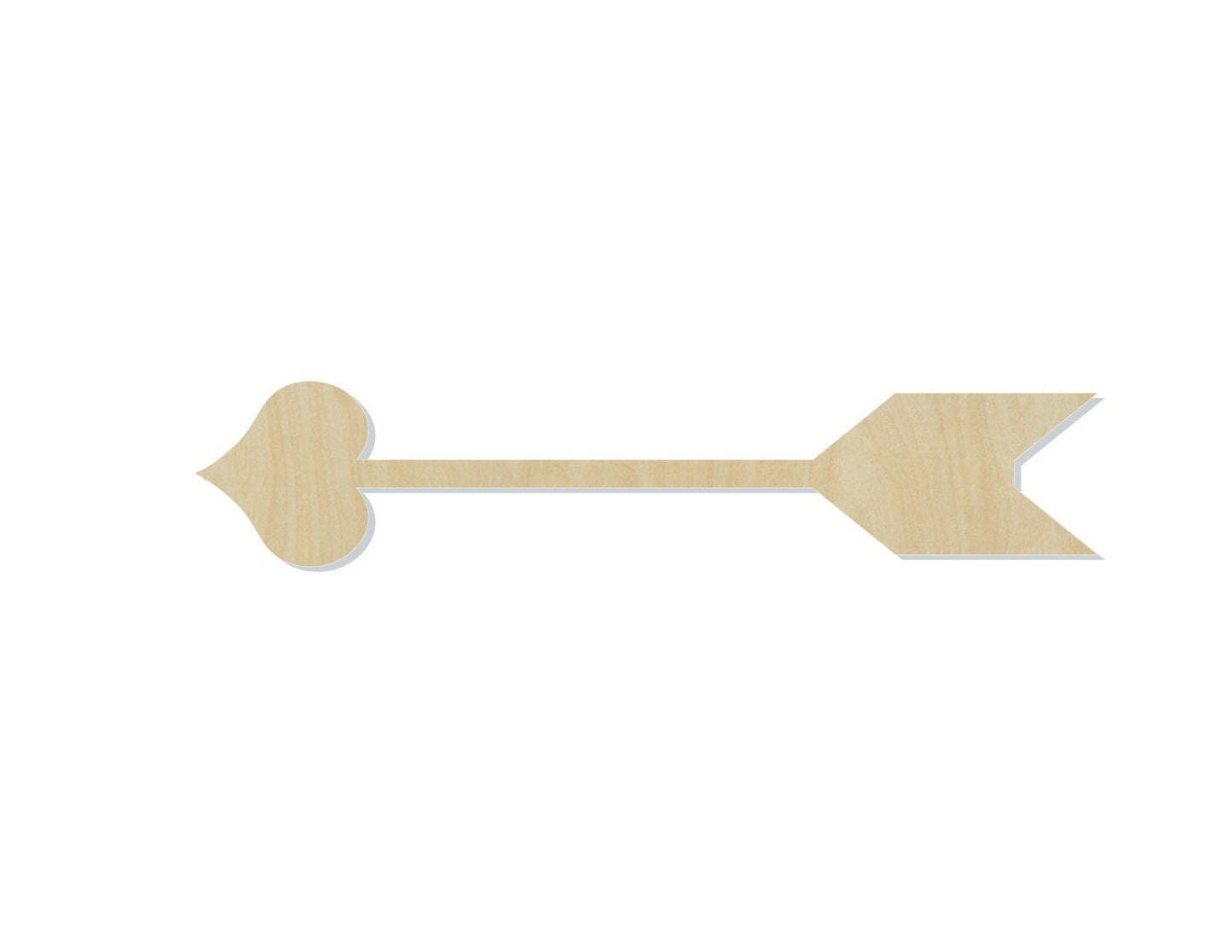 Cupids Arrow Valentine's Day DIY Valentine Craft Paint kit Love #1355 - Multiple Sizes Available - Unfinished Cutout Shapes