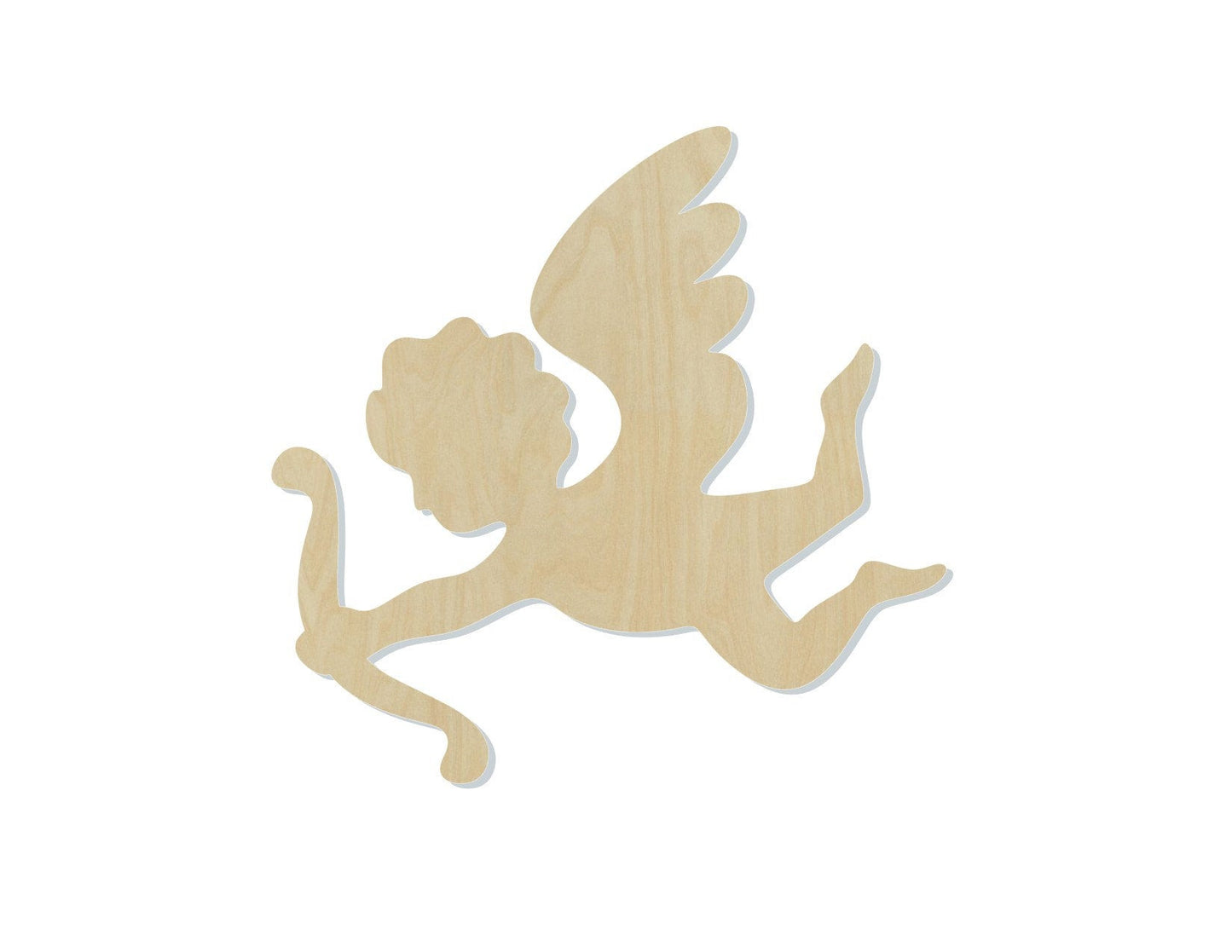 Cupid blank wood cutouts Valentine's Day love Valentine Craft Kids crafts DIY #1356 - Multiple Sizes Available - Unfinished Cutout Shapes