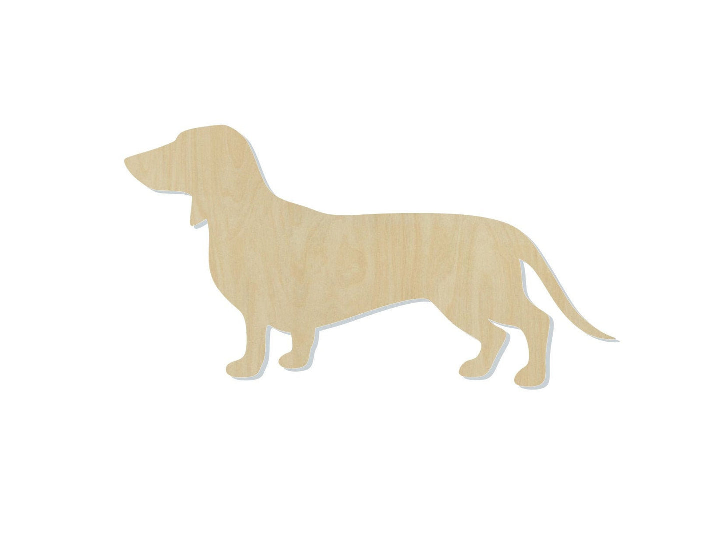 Dachshund Dog blank wood cutouts Mans Best friend Dog cutouts DIY paint kit #1358 - Multiple Sizes Available - Unfinished Cutout Shapes
