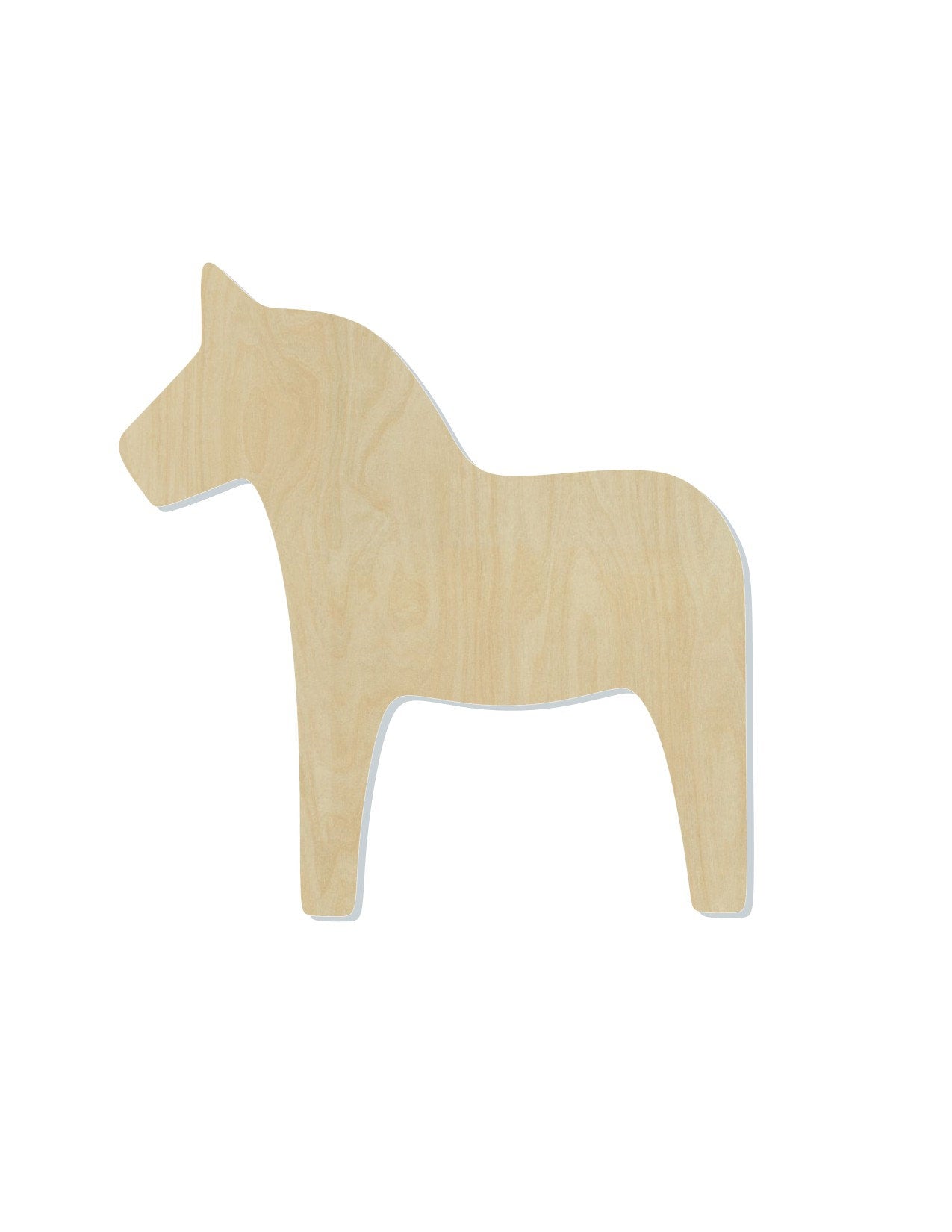 Dala Horse animal cutouts zoo animals pinata diy paint kits #1362 - Multiple Sizes Available - Unfinished Cutout Shapes