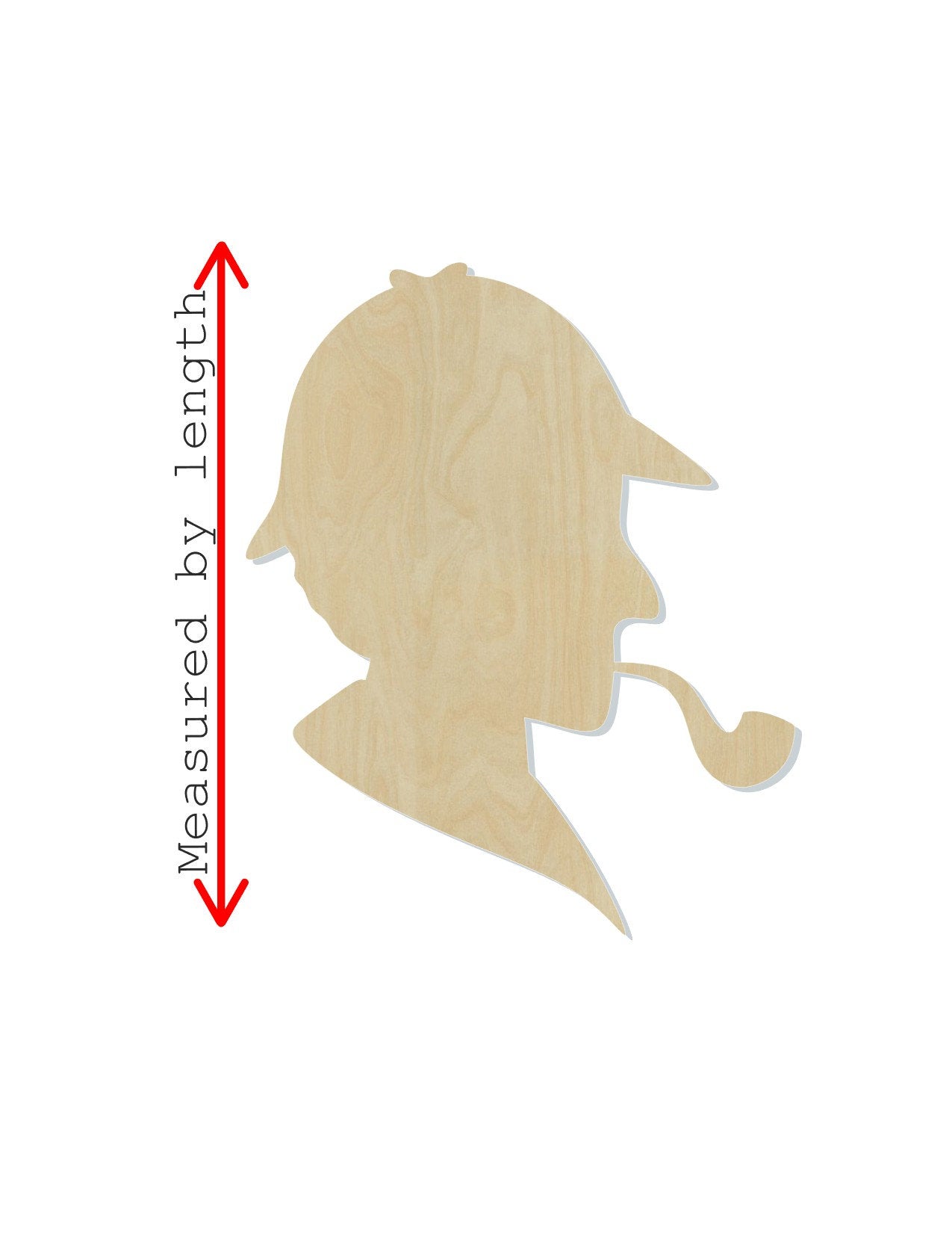 Detective Spy wood blank cutouts Cop Homicide DIY paint kit #1370 - Multiple Sizes Available - Unfinished Cutout Shapes