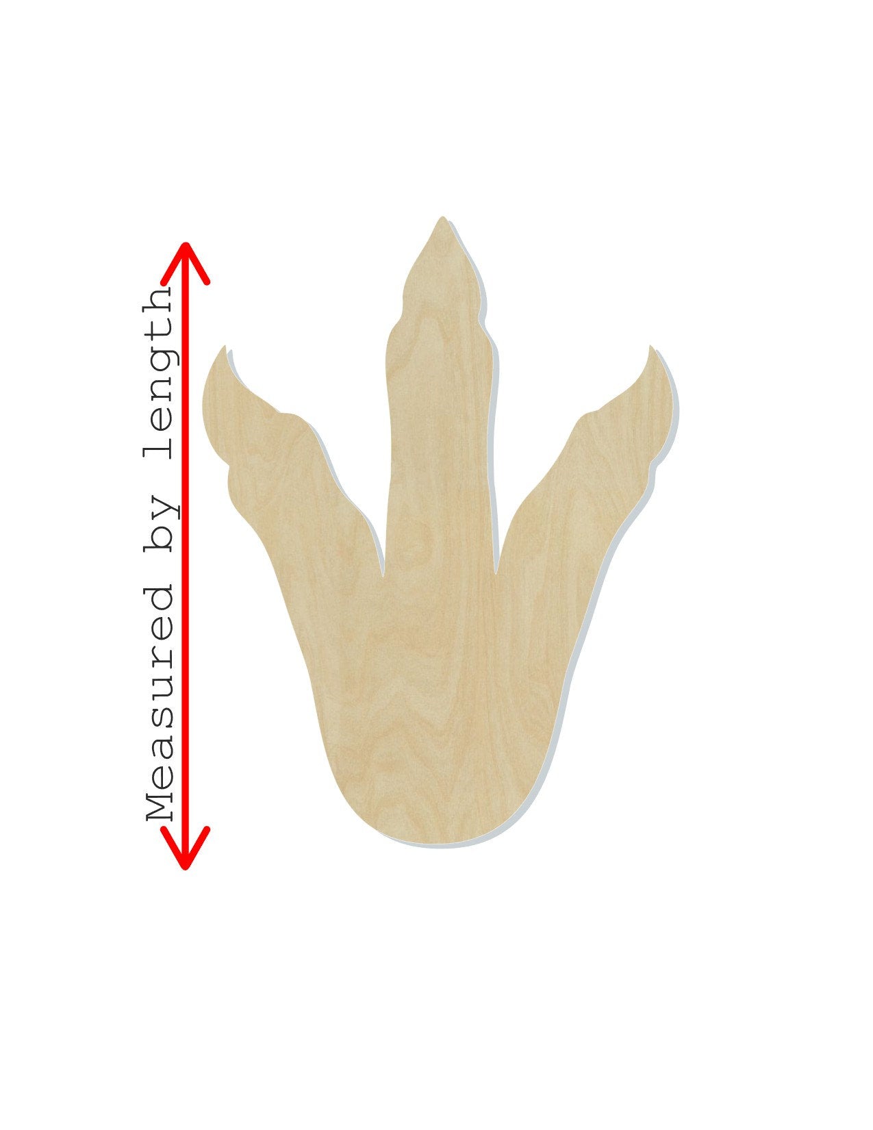 Dinosaur Footprint bedroom decor DIY paint kit Paint it yourself history zoo #1375 - Multiple Sizes Available - Unfinished Cutout Shapes