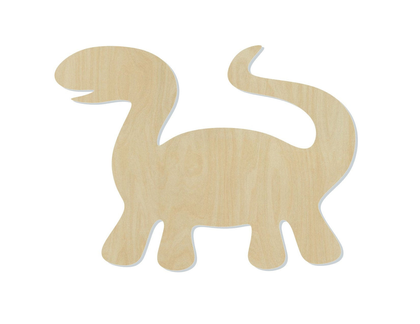 Dinosaur cutout wood blank cutouts zoo animals cutouts #1377 - Multiple Sizes Available - Unfinished Cutout Shapes